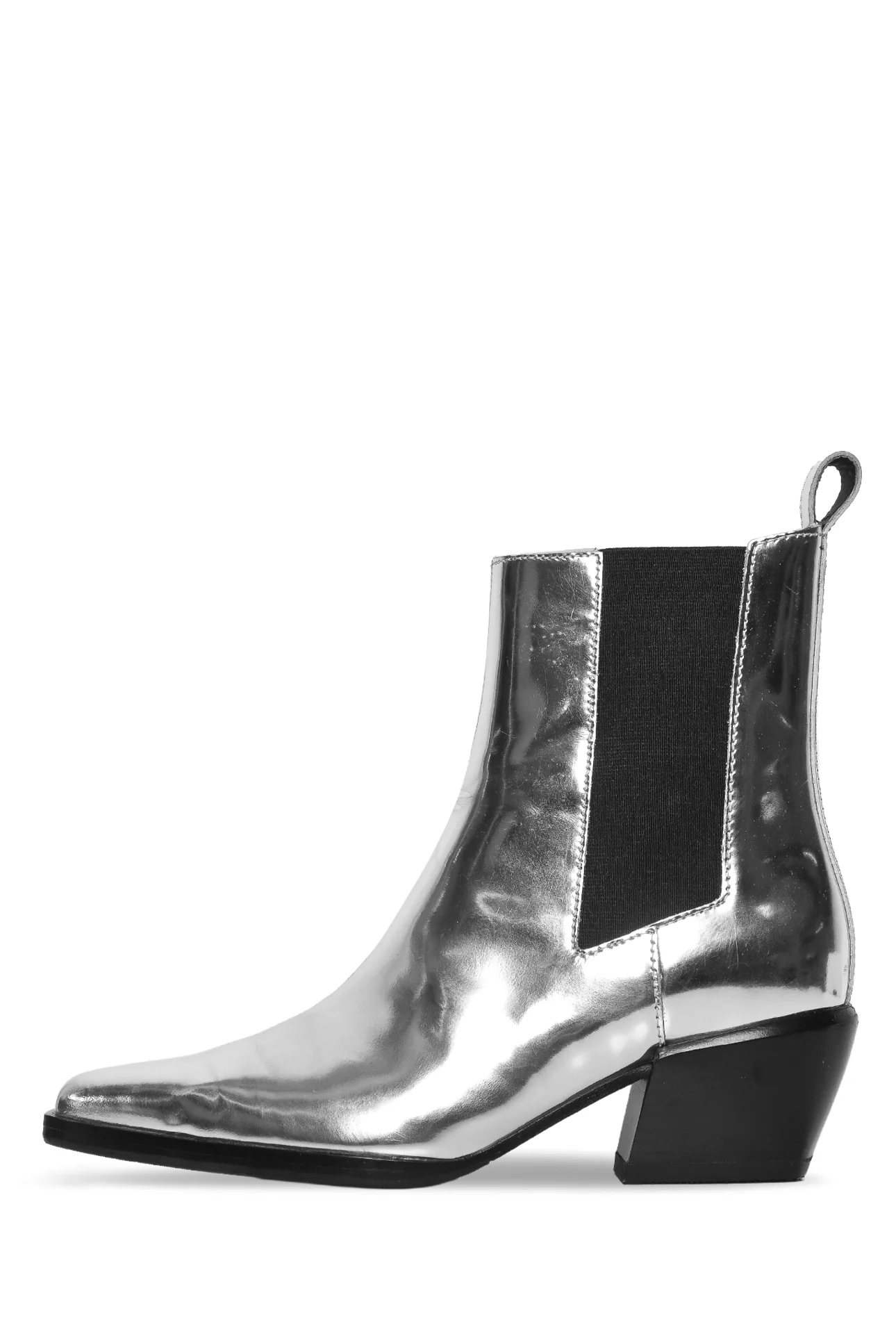 Rag & Bone Size 36.5 Joni Chelsea Metallic Ankle Boots - Image 3