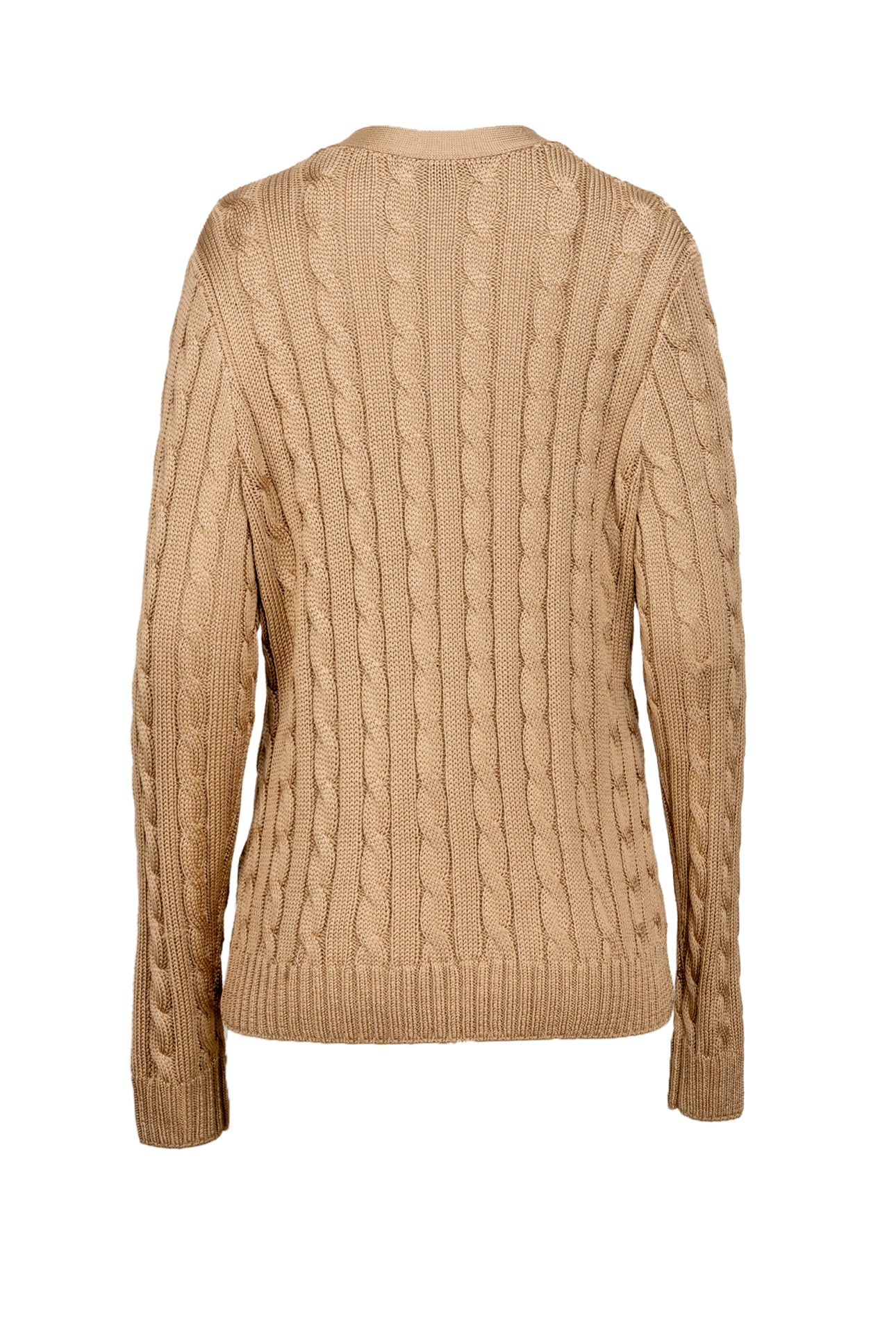 Ralph Lauren Size XL Cable Knit Silk Cardigan - Image 2