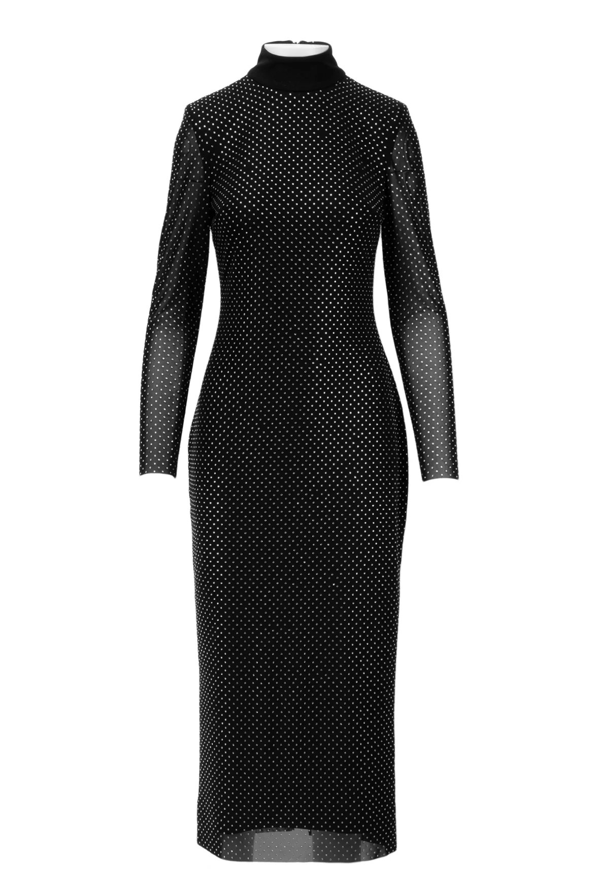 Rebecca Vallance Size 6 Last Dance L/S Midi Dress