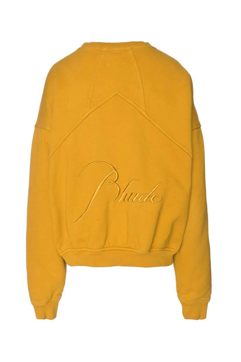 Rhude Size XS Men's 2022 Logo Crewneck Sweater - Image 2