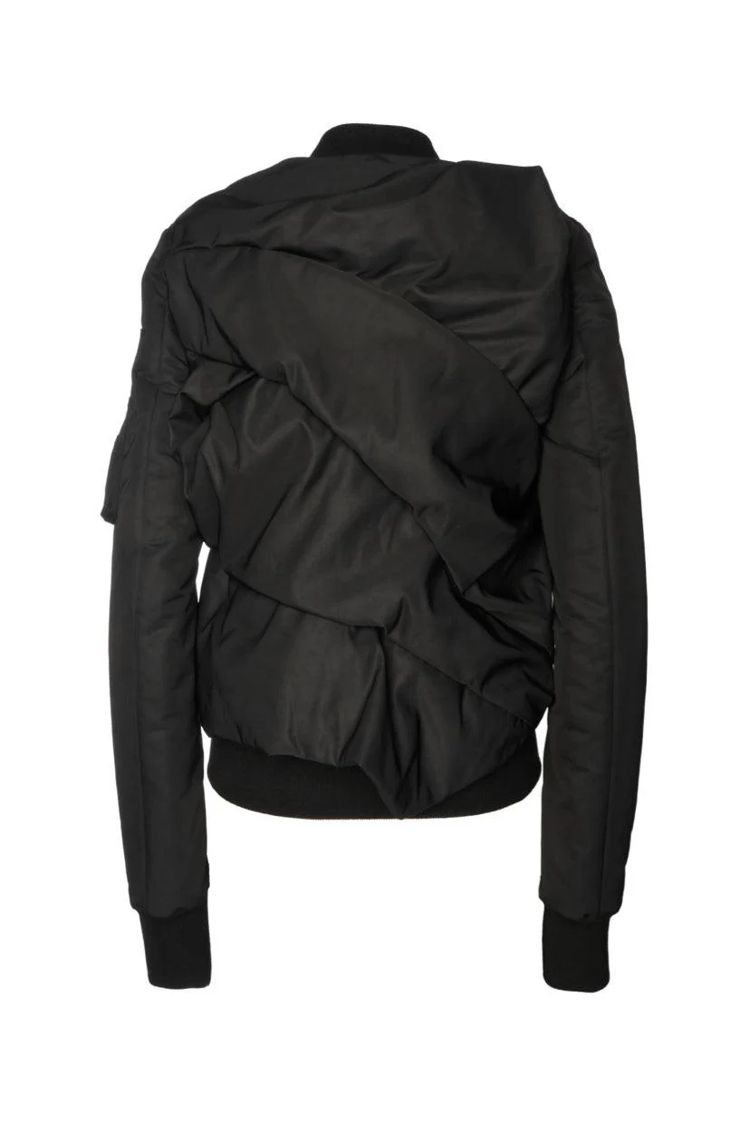 Rick Owens Size 4 Ripple Flight Bomber Jacket - Image 2