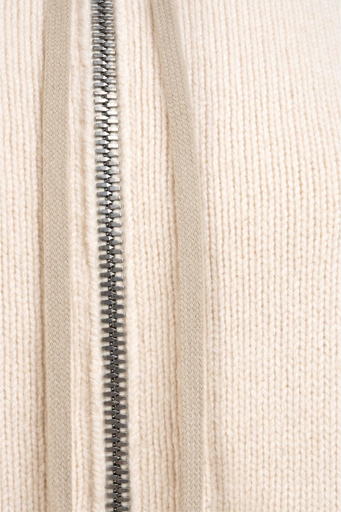 Rick Owens Size L Glitter F/W 17 Hooded Zip Up Cashmere Cardigan - Image 3