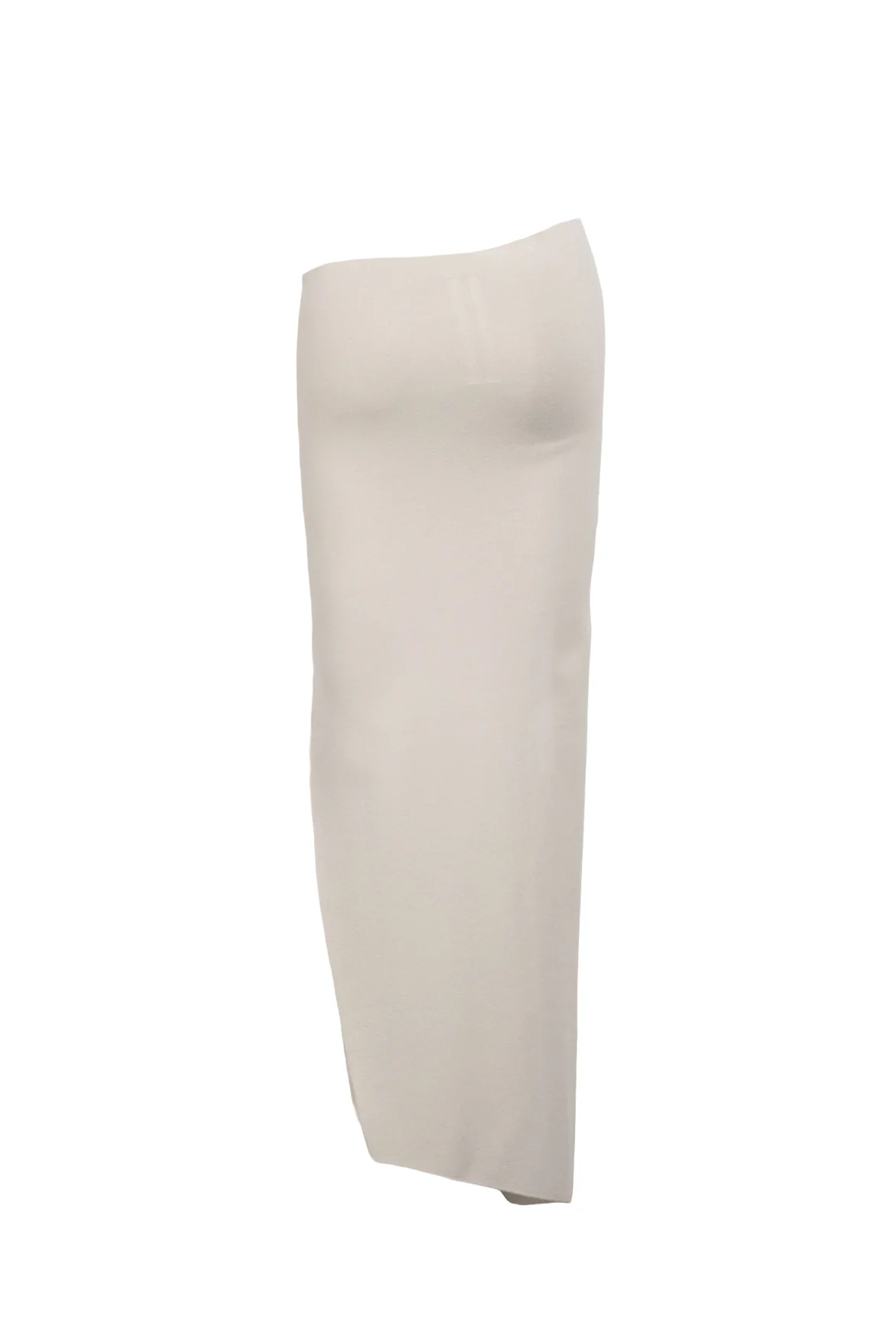 Rick Owens Size S Rent Ruched Ponte Maxi Skirt - Image 2