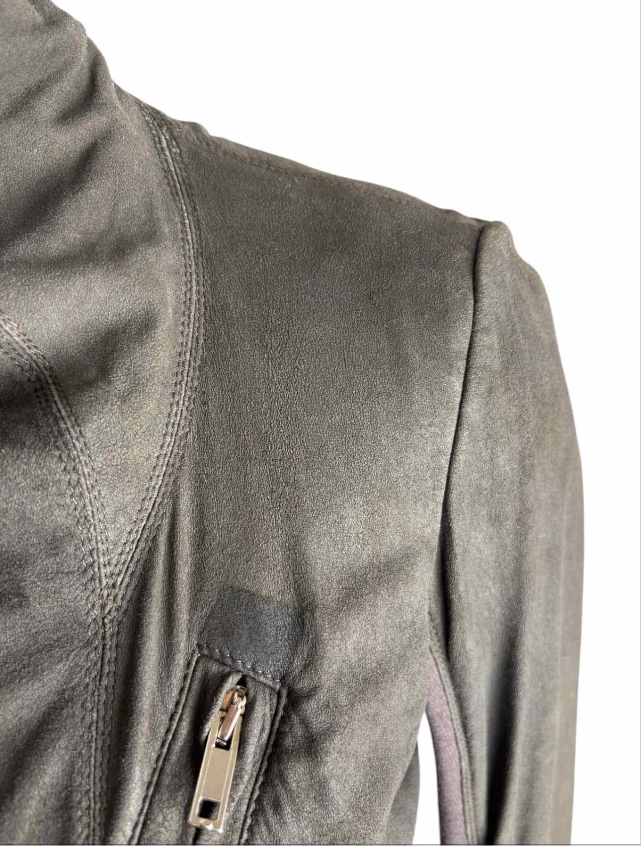 Rick Owens Size XS Leather Moto Jacket - Image 3
