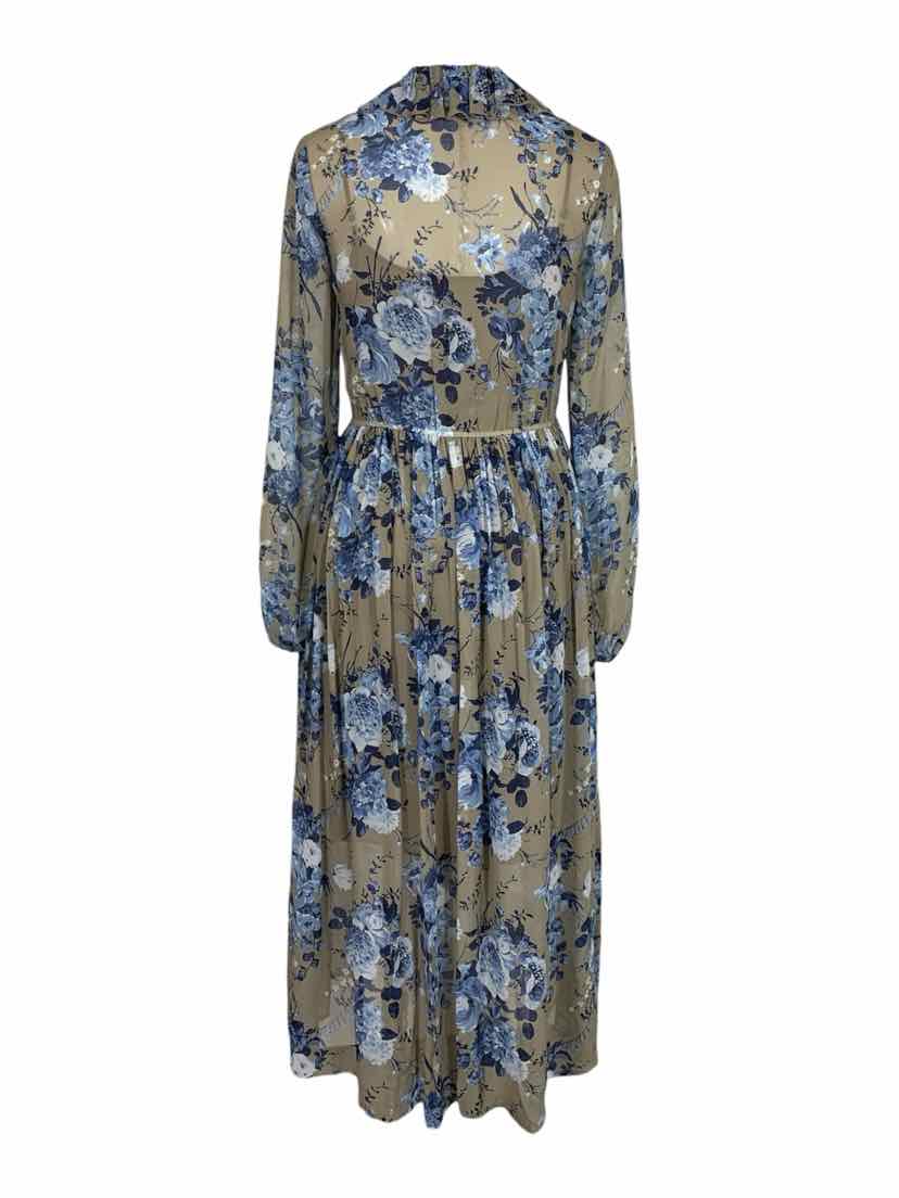 Robert Rodriguez Size 6 Silk Maxi Dress - Image 3