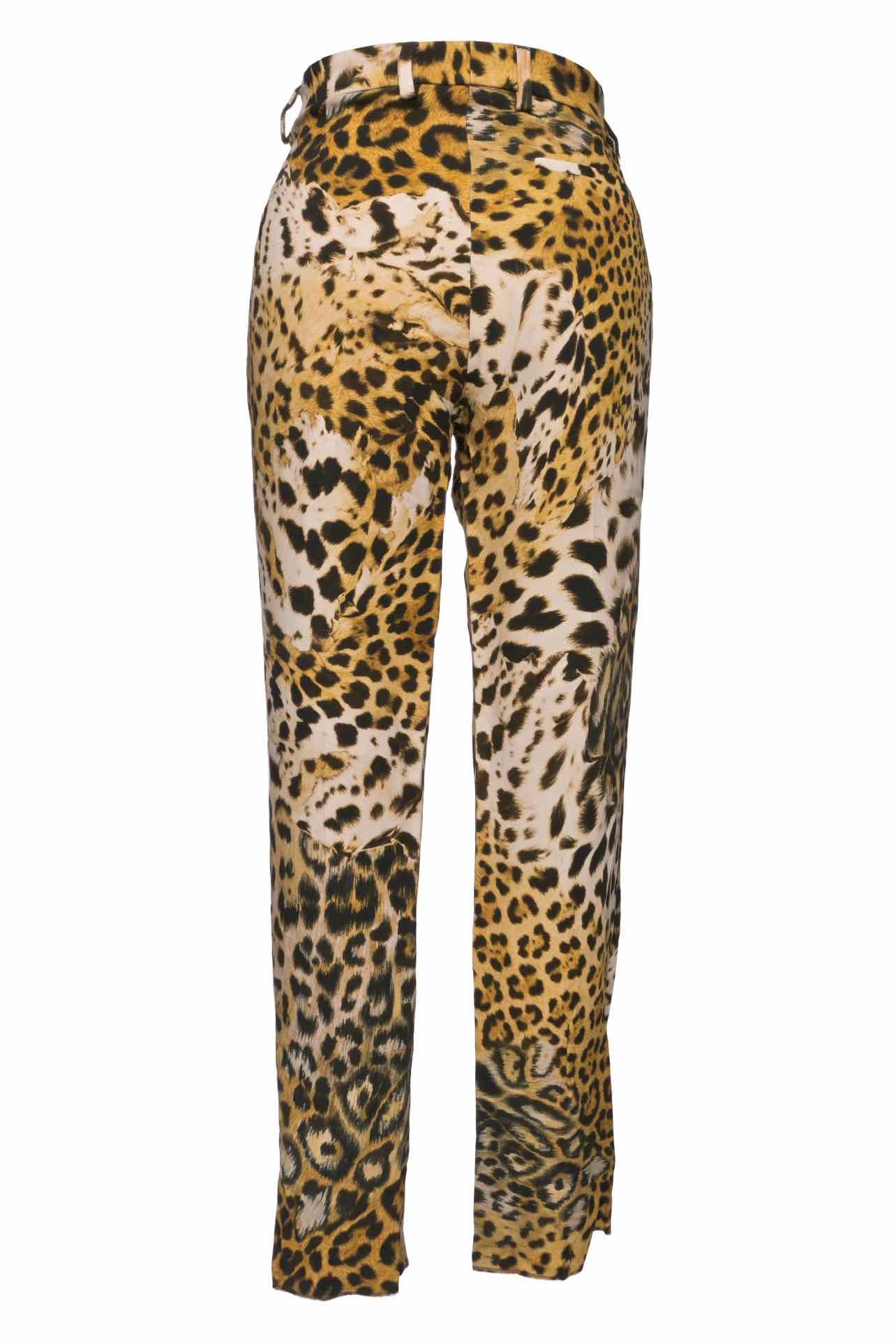 Roberto Cavalli Leopard Print Size 4 Pants - Image 2