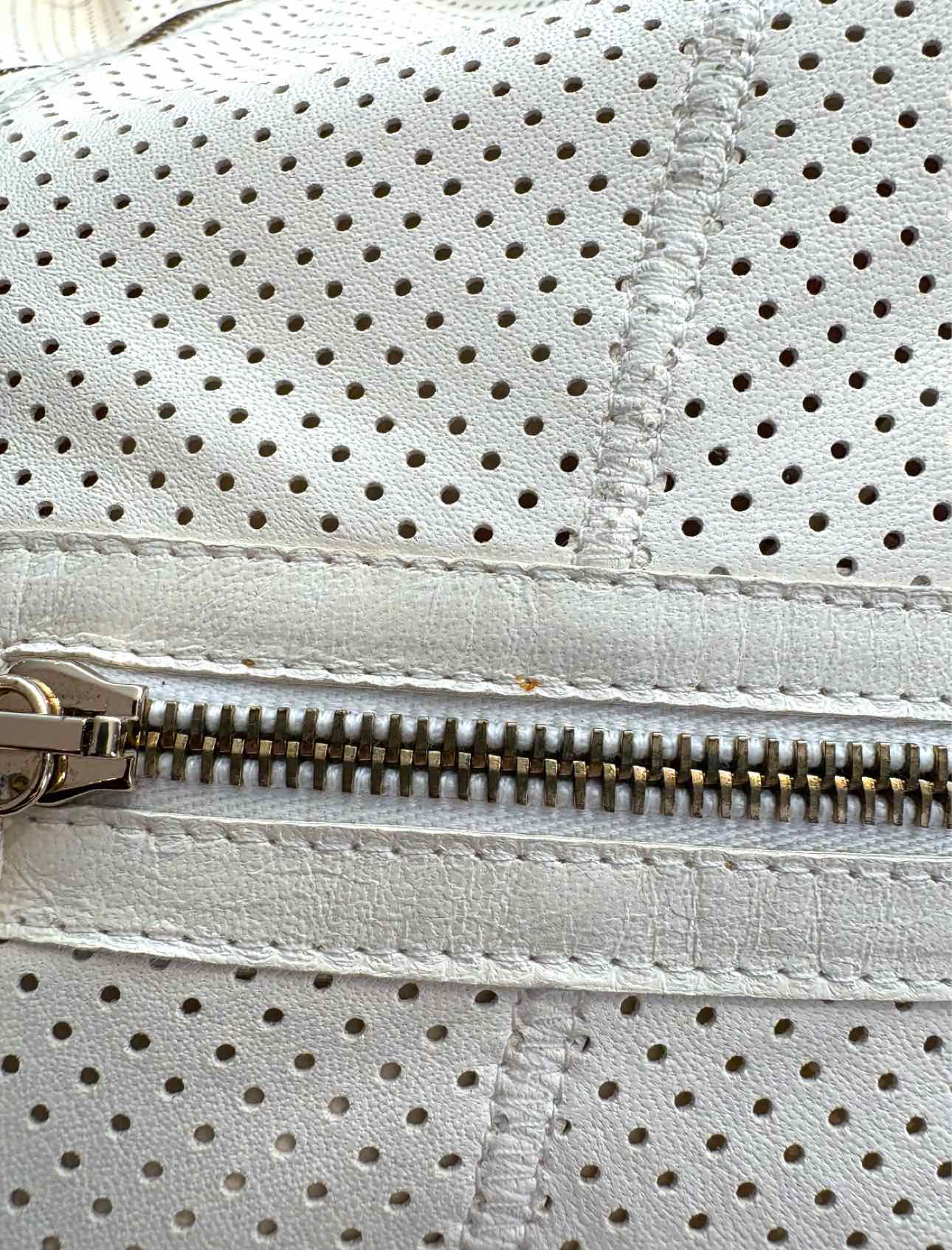 Roberto Cavalli Size 42 Perforated Leather Jacket - Image 6