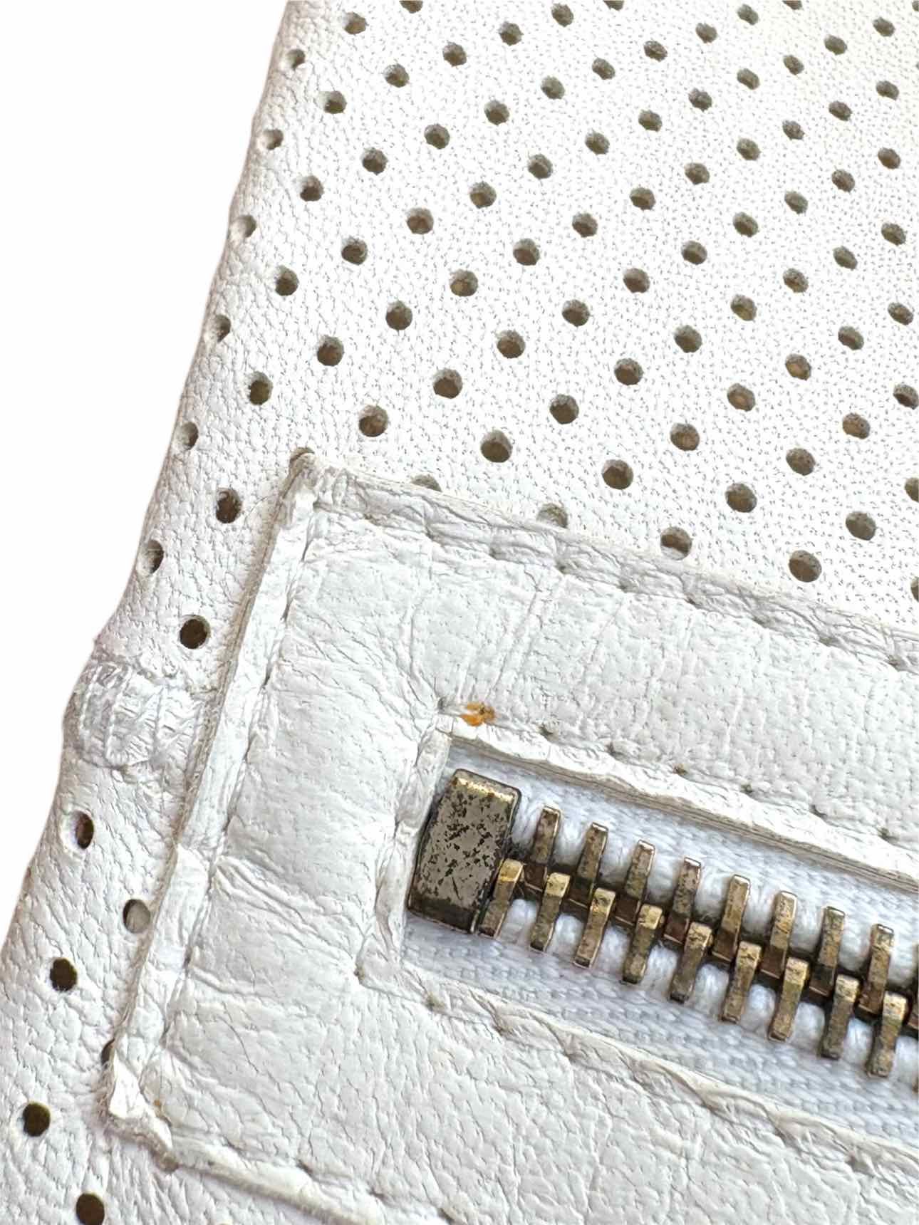 Roberto Cavalli Size 42 Perforated Leather Jacket - Image 7
