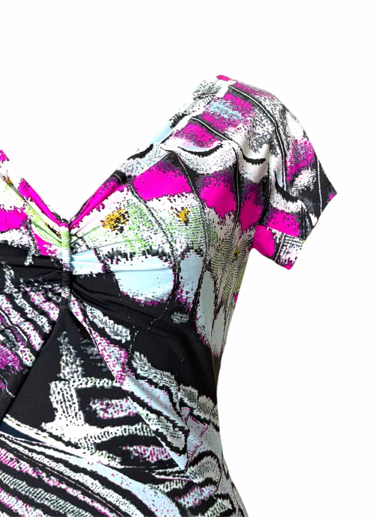 Roberto Cavalli Size 44 Butterfly Pattern Dress - Image 3