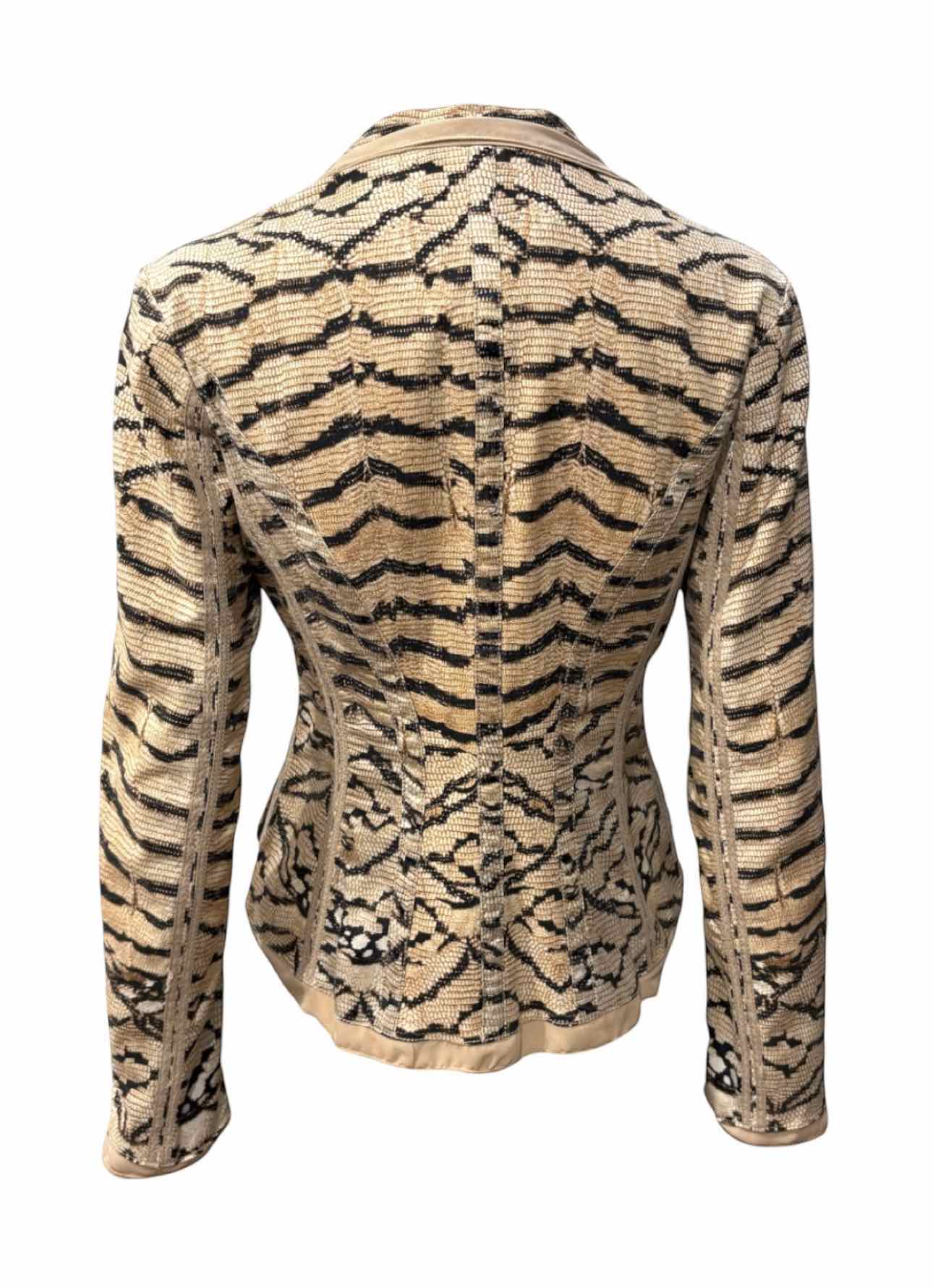 Roberto Cavalli Size M Animal Print Jacket - Image 2