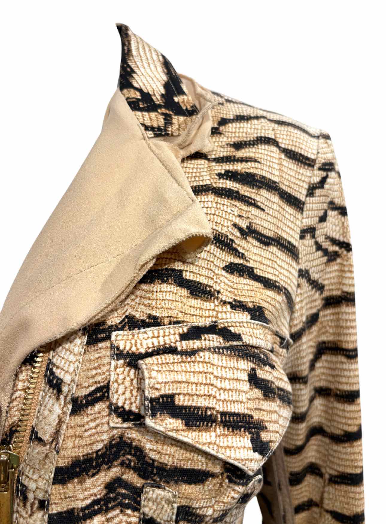 Roberto Cavalli Size M Animal Print Jacket - Image 3