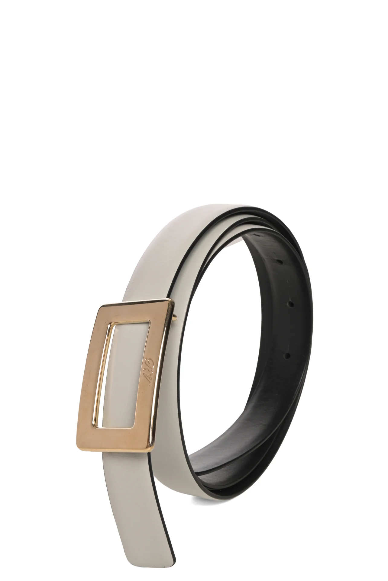 Roger Vivier Belle Vivier Double Face Leather Belt - Image 2
