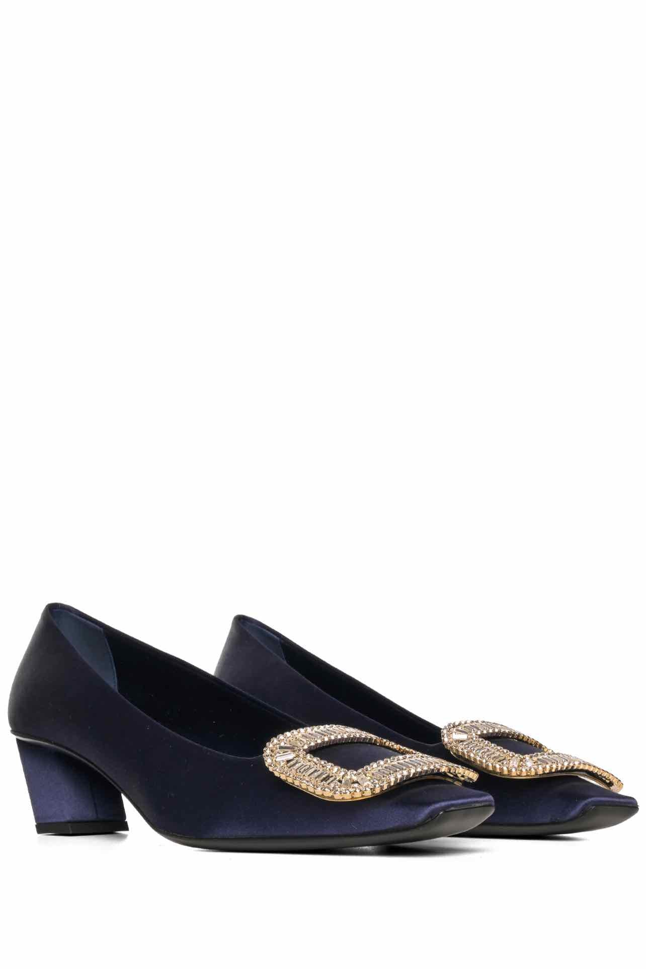Roger Vivier Size 34 Belle Vivier Pilgrim Pumps - Image 2