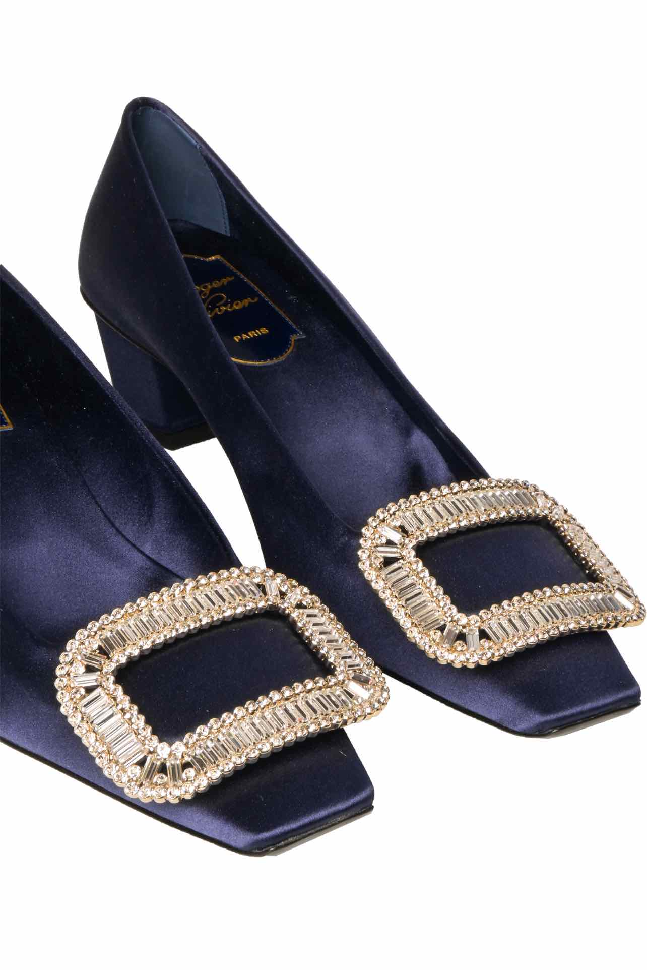 Roger Vivier Size 34 Belle Vivier Pilgrim Pumps - Image 4