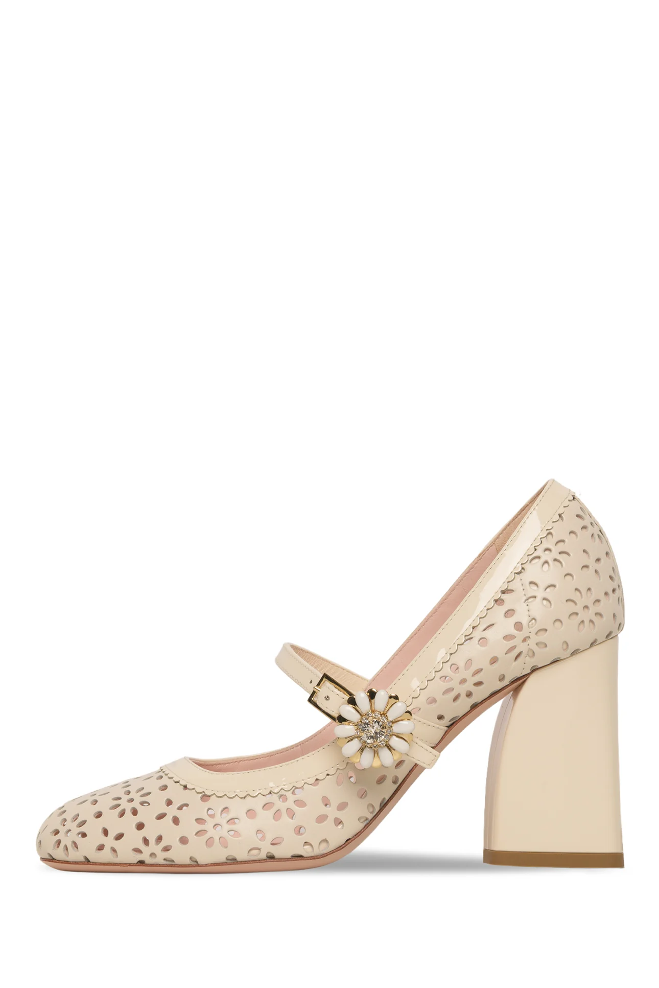 Roger Vivier Size 35.5 Très Vivier Leather Mary Jane Pumps - Image 3