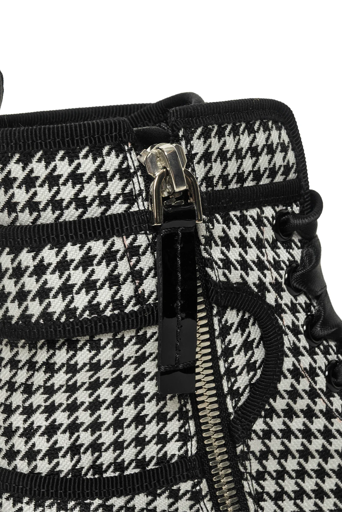 Roger Vivier Size 35 Viv Ranger Houndstooth Ankle Boots - Image 7