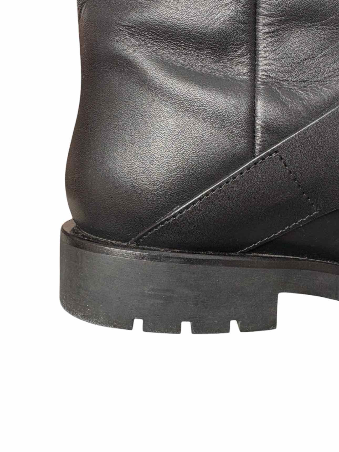 Roger Vivier Size 39.5 Leather Moto Boots - Image 6