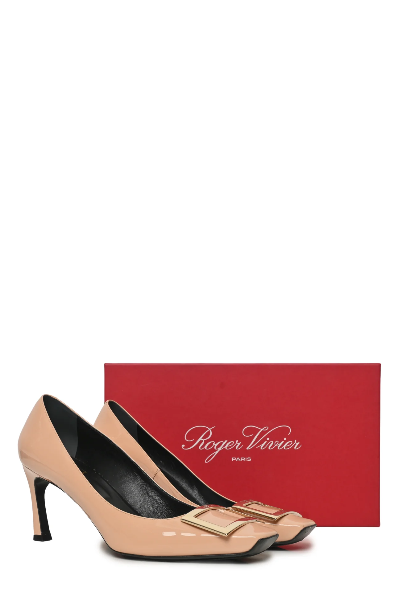 Roger Vivier Size 40 Trompette Patent Leather Pumps - Image 7