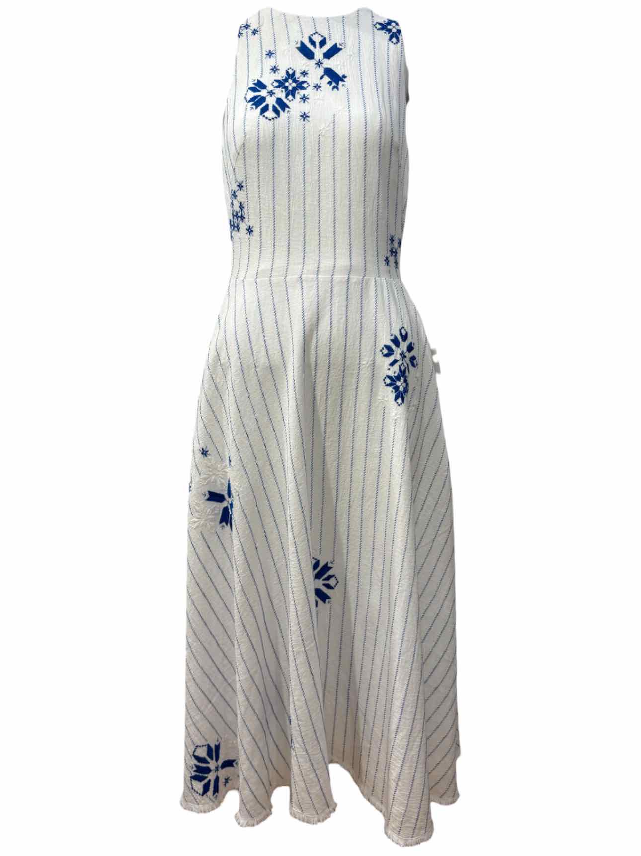 Rue Mariscal Size 4-6 Embroidered Cotton Dress