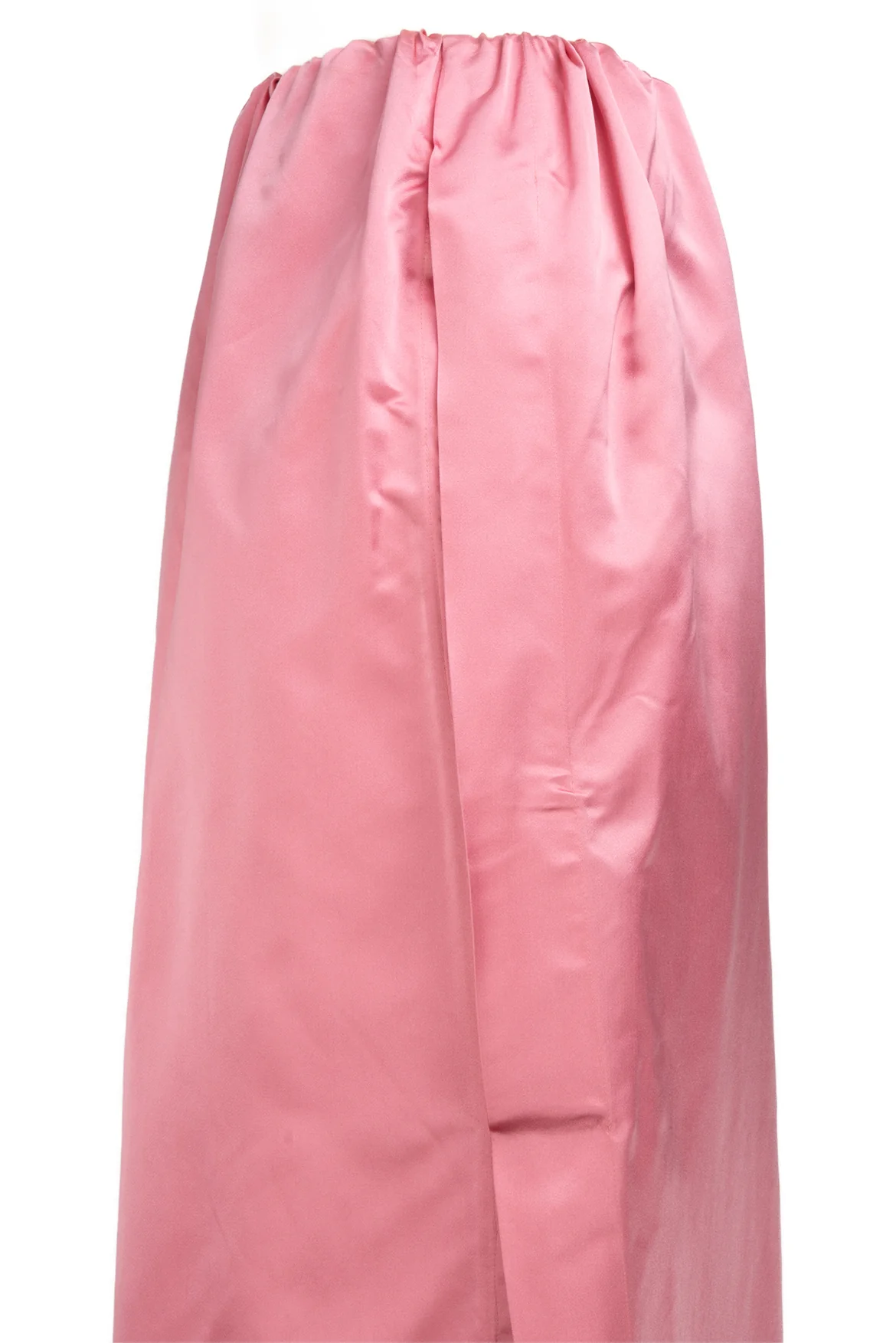 Sa Su Phi Size 44 Peonie Pink Satin Full Length Skirt - Image 3
