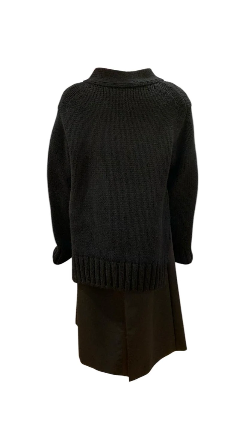 Sacai Cardigan Coat Hybrid Size 2 Coat - Image 2