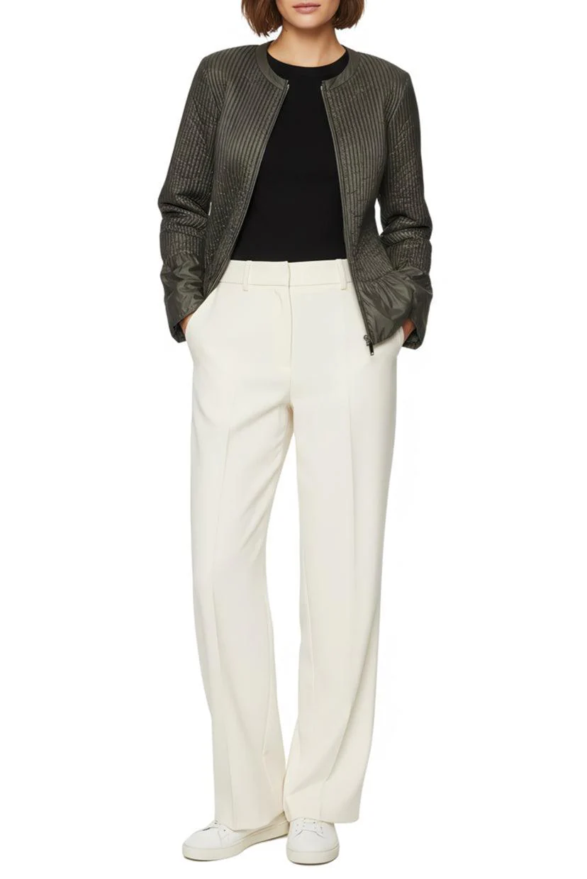 Sacai Size 2 Quilted Peplum Jacket - Image 2