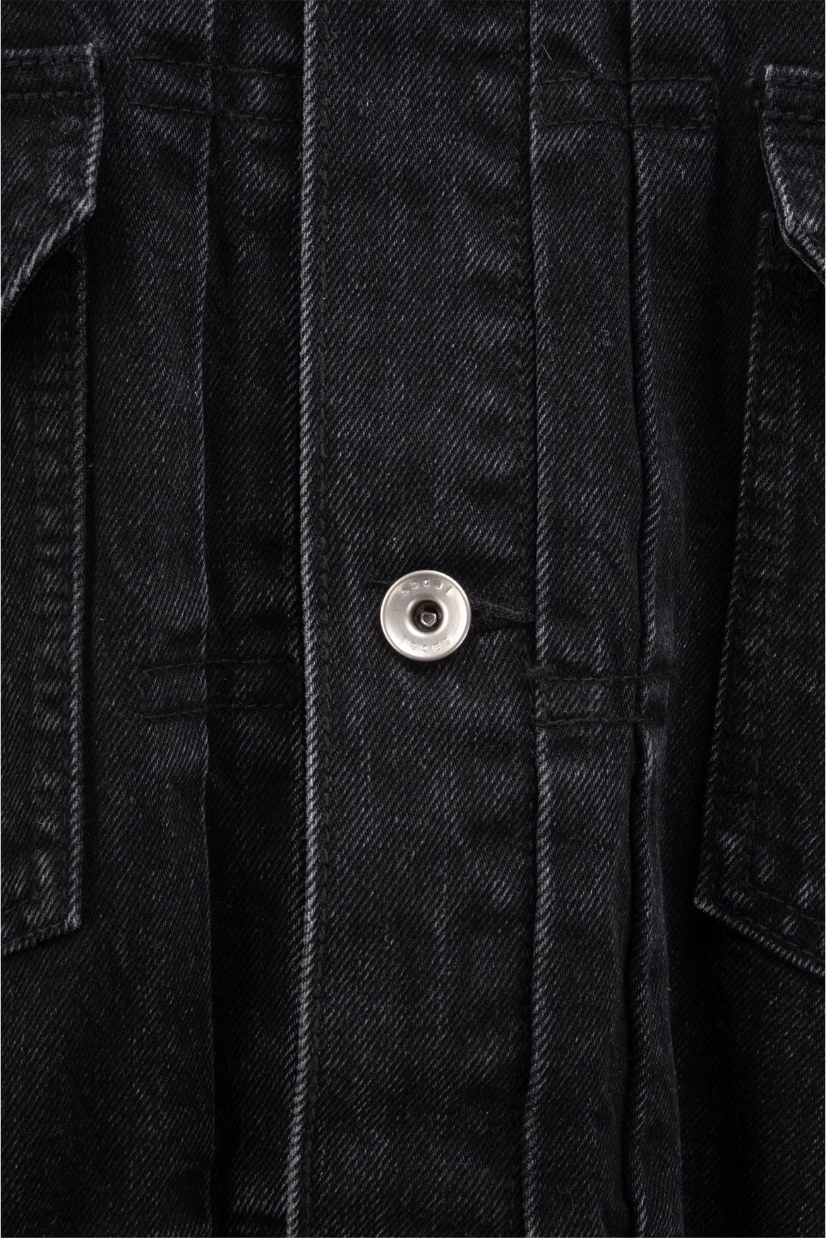 Sacai Size 4 Denim Belted Mini Dress - Image 3