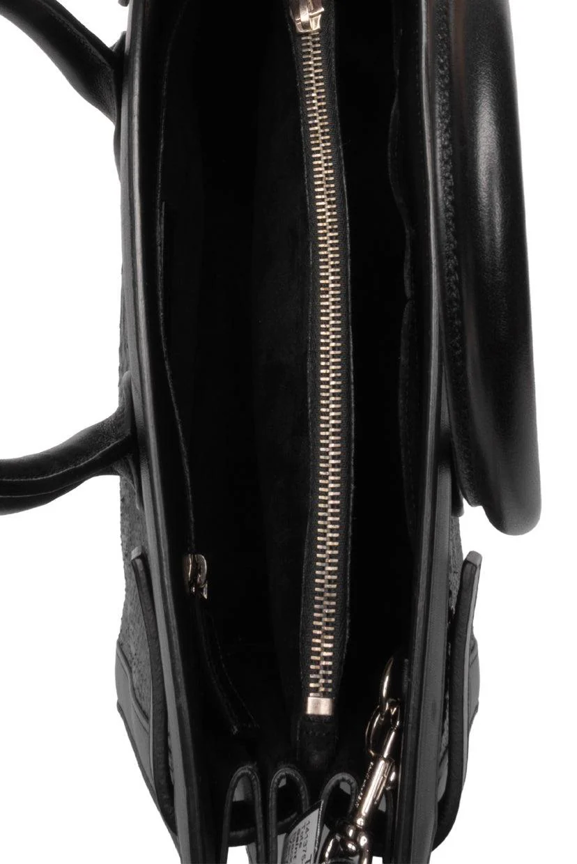 Saint Laurent 2014 Python Calfskin Embossed Small Sac de Jour Tote - Image 6