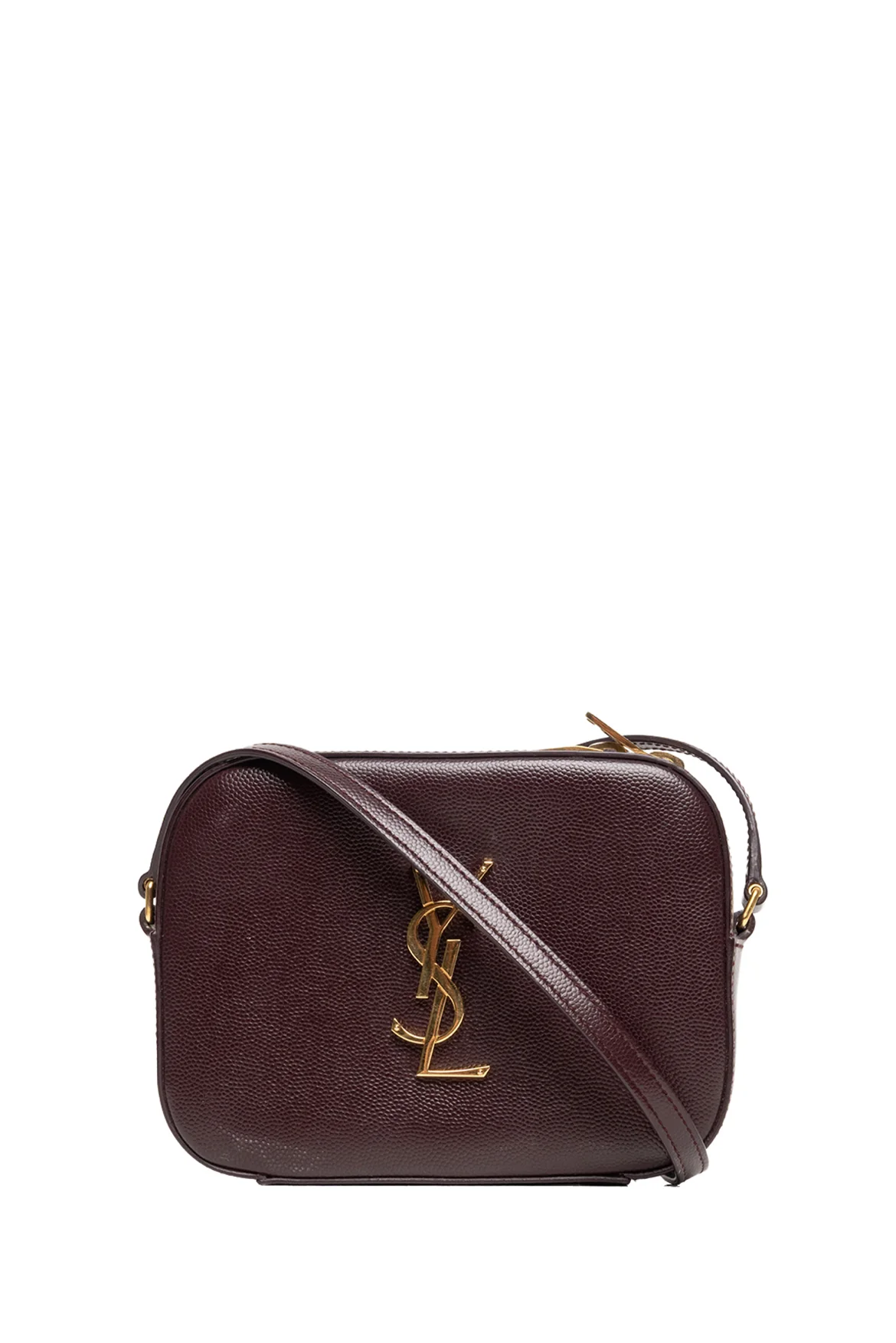 Saint Laurent 2015 Grain Leather Small Classic Monogram Camera Bag
