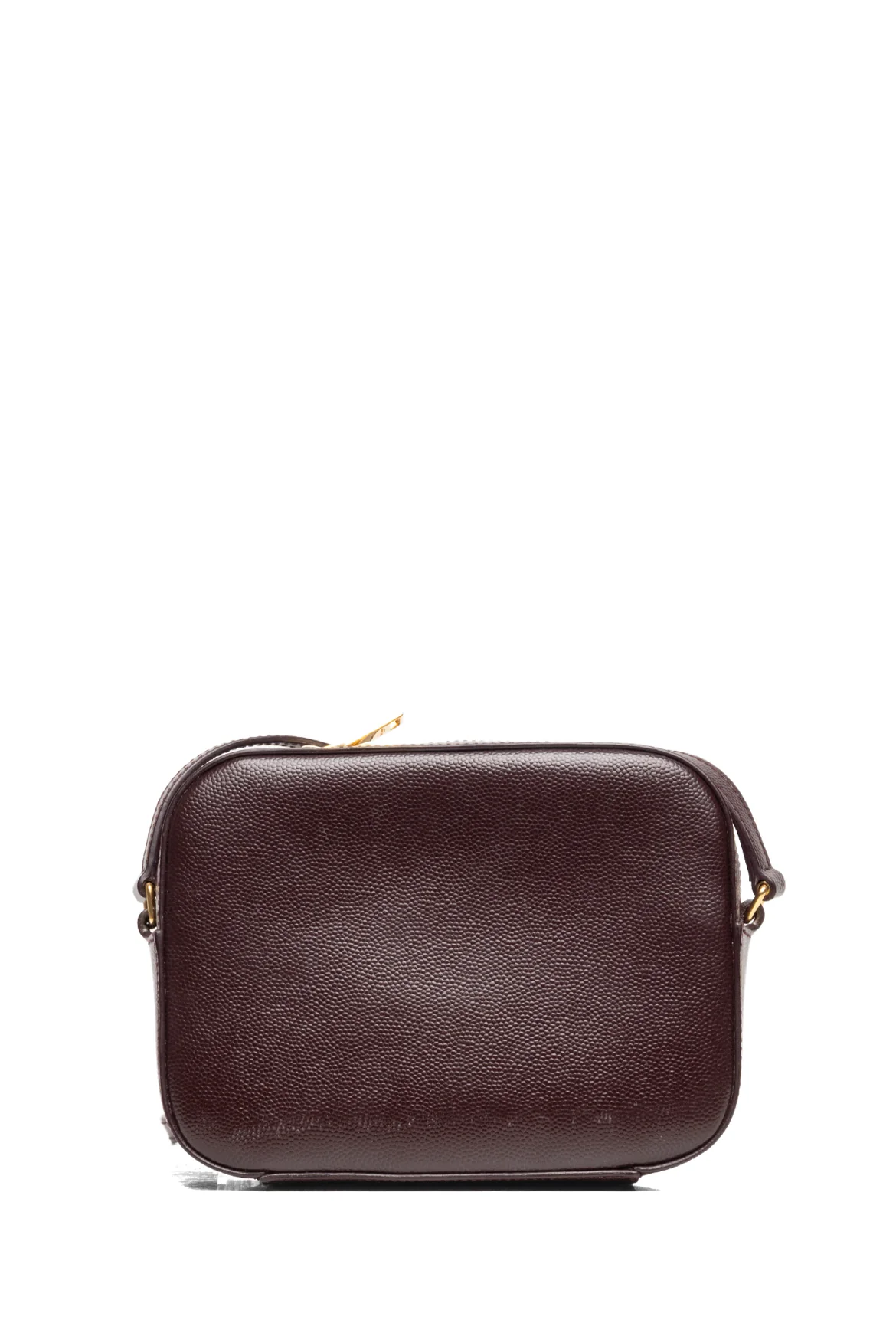 Saint Laurent 2015 Grain Leather Small Classic Monogram Camera Bag - Image 3