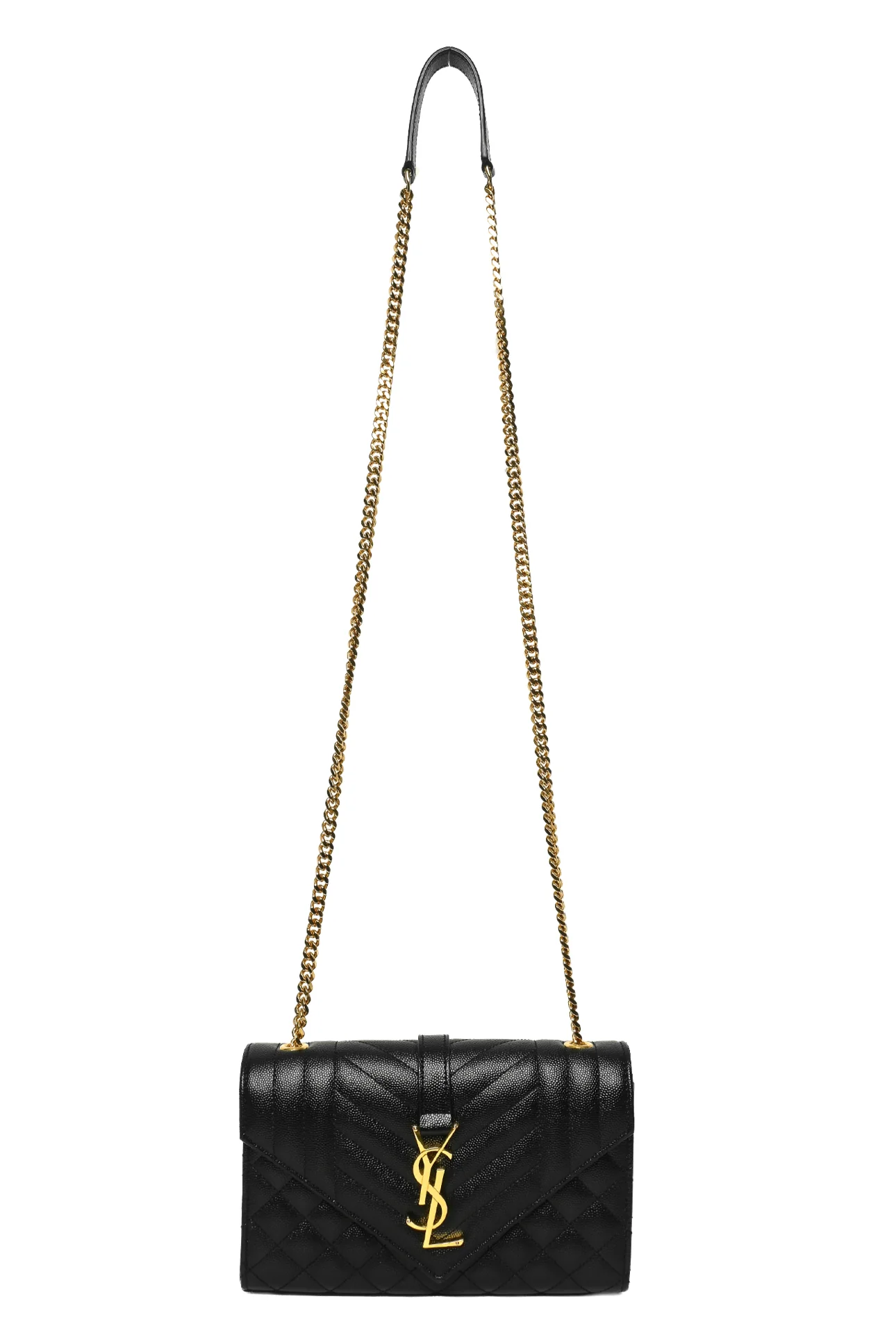 Saint Laurent 2016 Cassandre Envelope Chain Wallet - Image 5