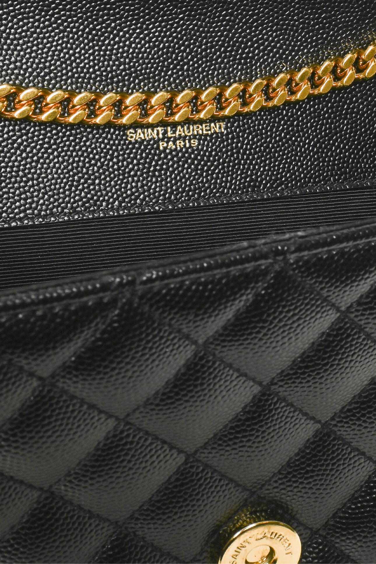 Saint Laurent 2016 Cassandre Envelope Chain Wallet - Image 7