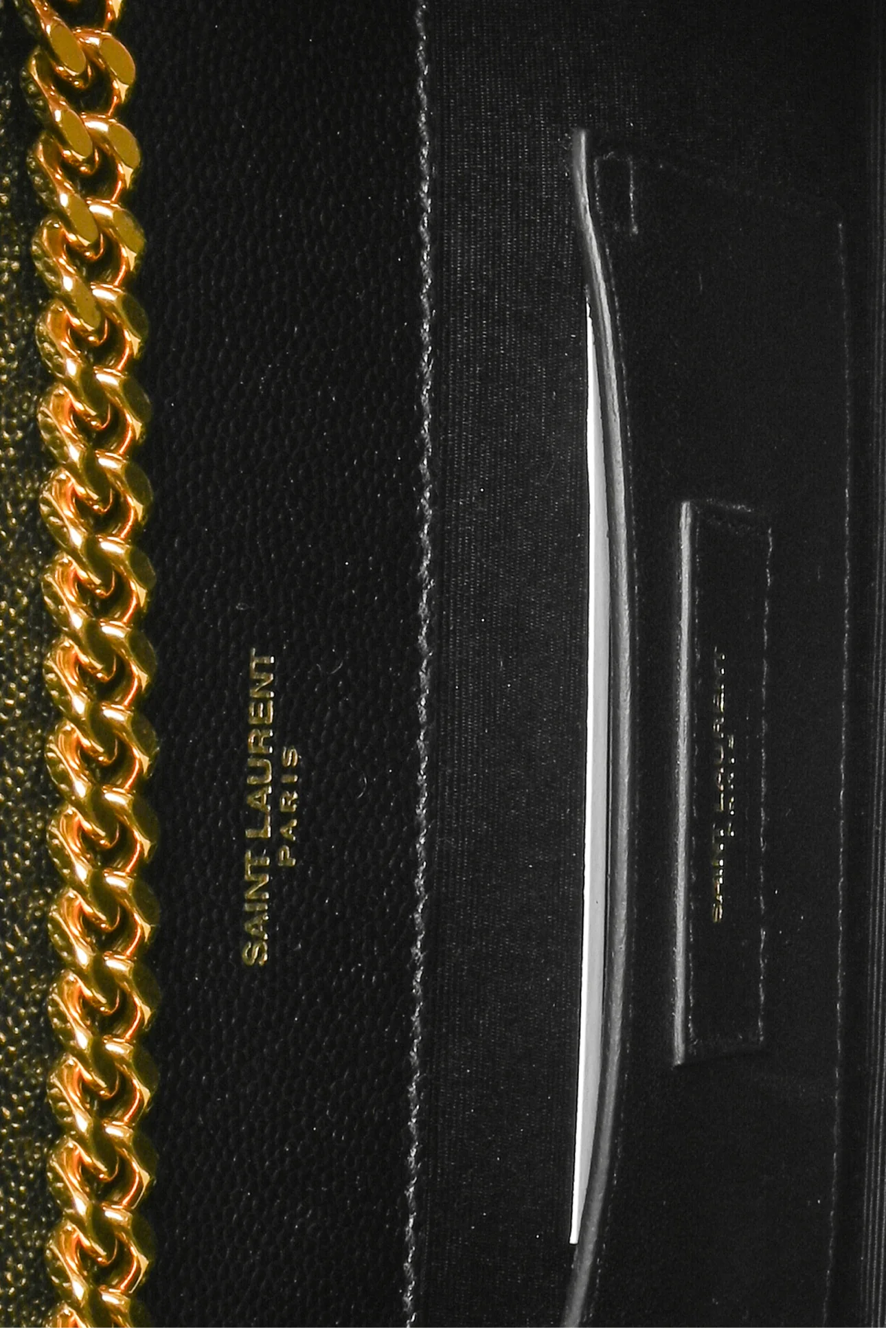 Saint Laurent 2016 Cassandre Envelope Chain Wallet - Image 8