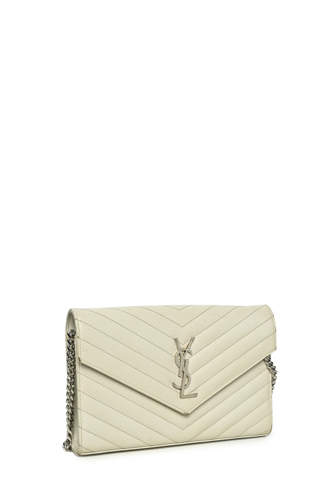 Saint Laurent 2017 Classic Cassandre Chain Wallet Crossbody - Image 2