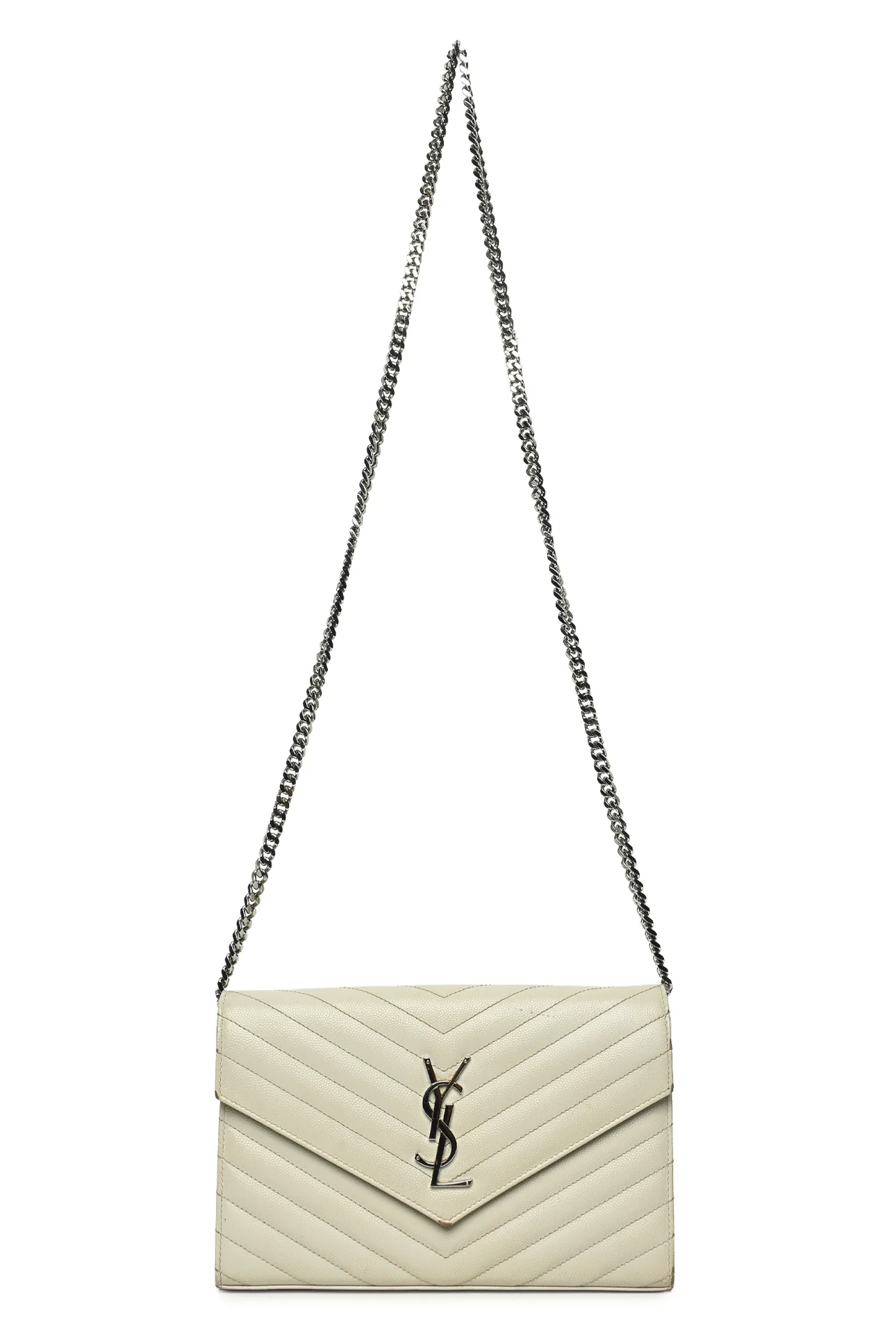 Saint Laurent 2017 Classic Cassandre Chain Wallet Crossbody - Image 5