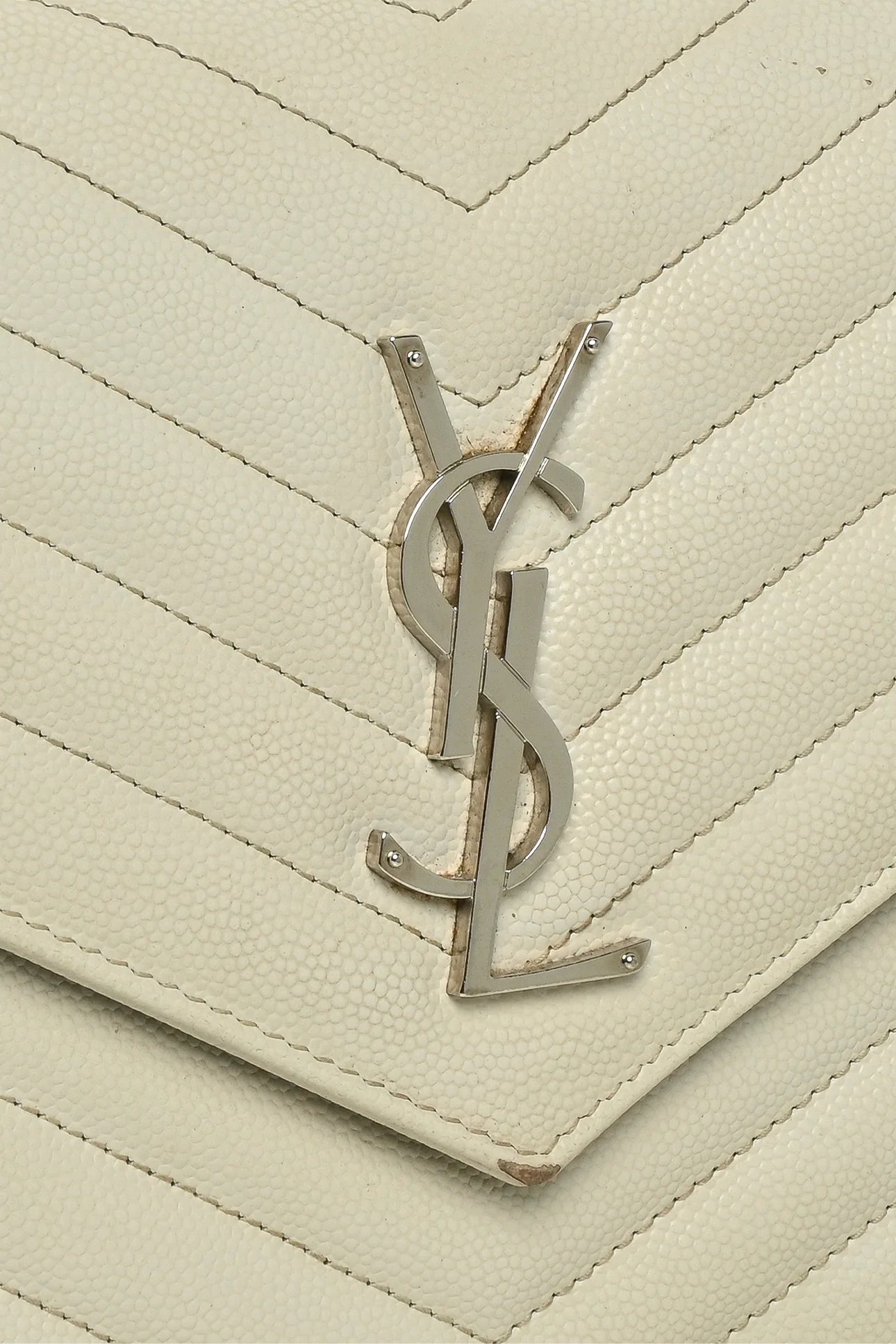 Saint Laurent 2017 Classic Cassandre Chain Wallet Crossbody - Image 7
