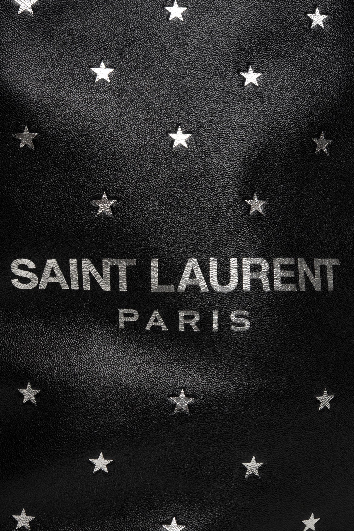 Saint Laurent 2019 All Over Silver Star Teddy Bucket Bag - Image 6