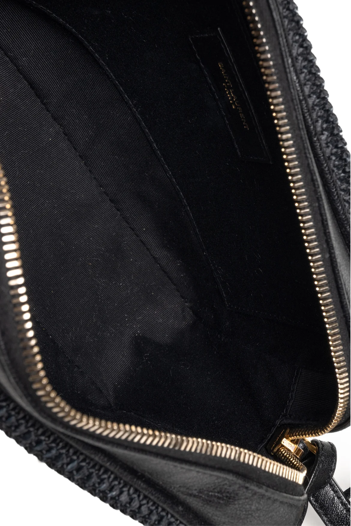 Saint Laurent 2019 Medium Raffia Lou Camera Bag - Image 8