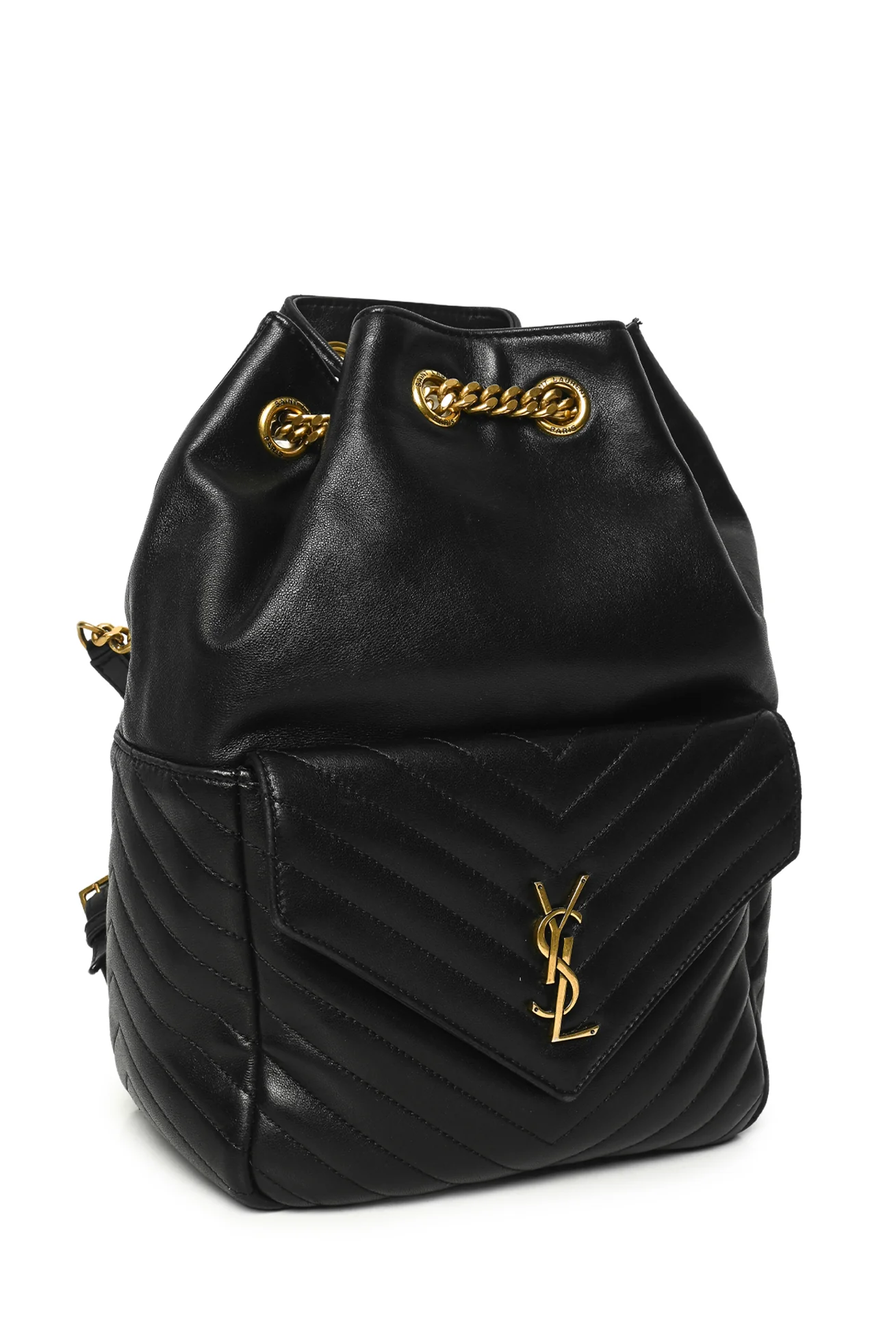 Saint Laurent 2021 Matelasse Chevron Leather Joe BackPack - Image 2