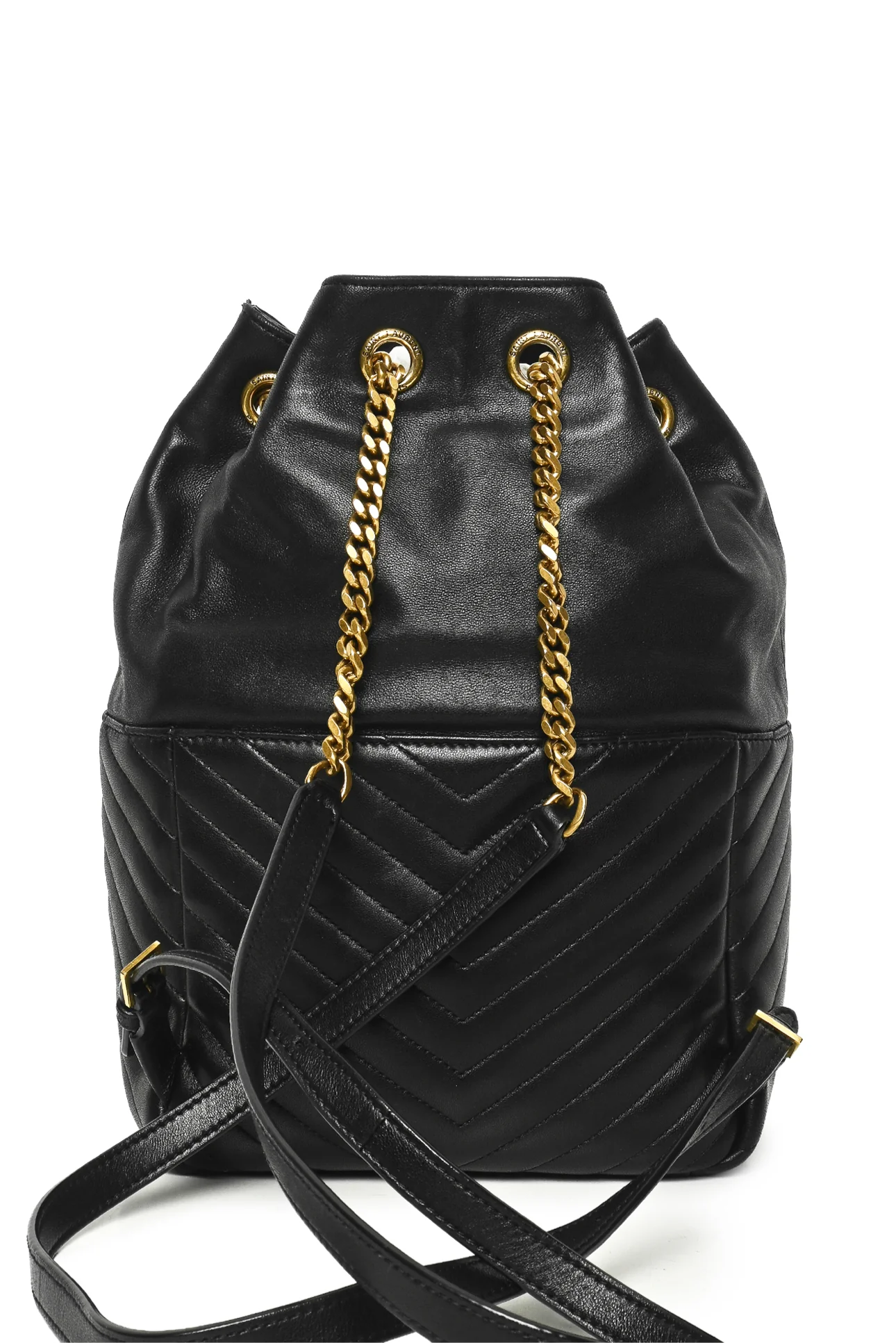 Saint Laurent 2021 Matelasse Chevron Leather Joe BackPack - Image 3
