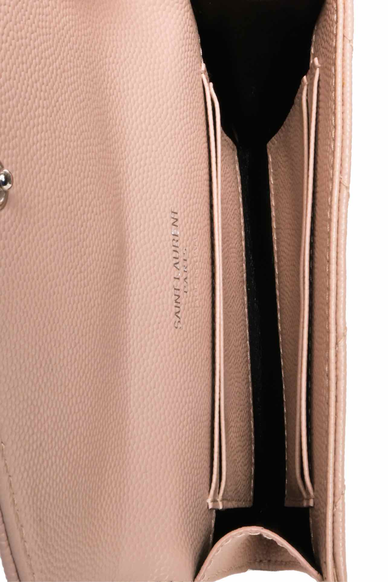 Saint Laurent Cassandre Matelasse Small Envelope Wallet - Image 3