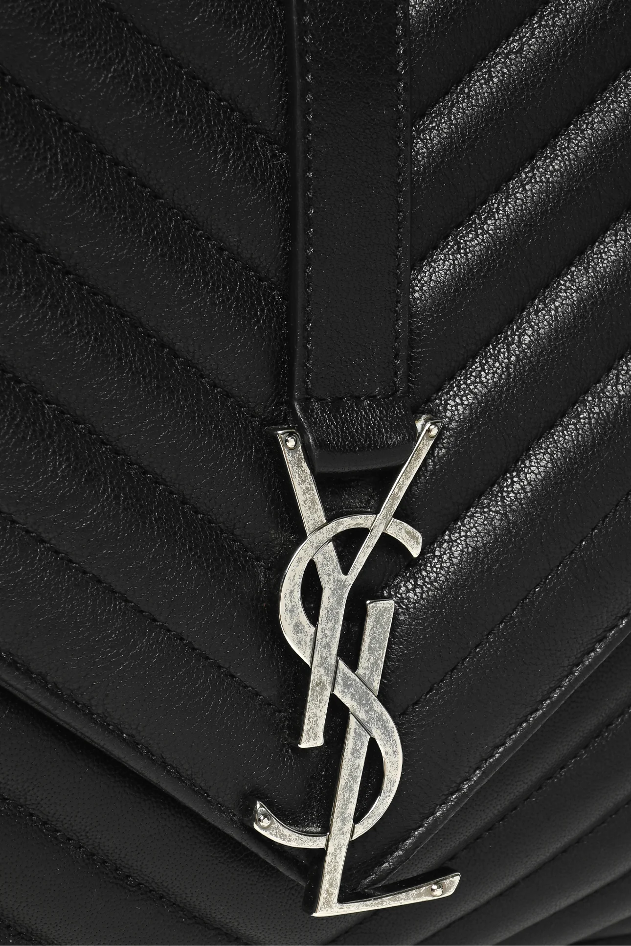 Saint Laurent Large College Quilted Leather Chain Bag - Image 7
