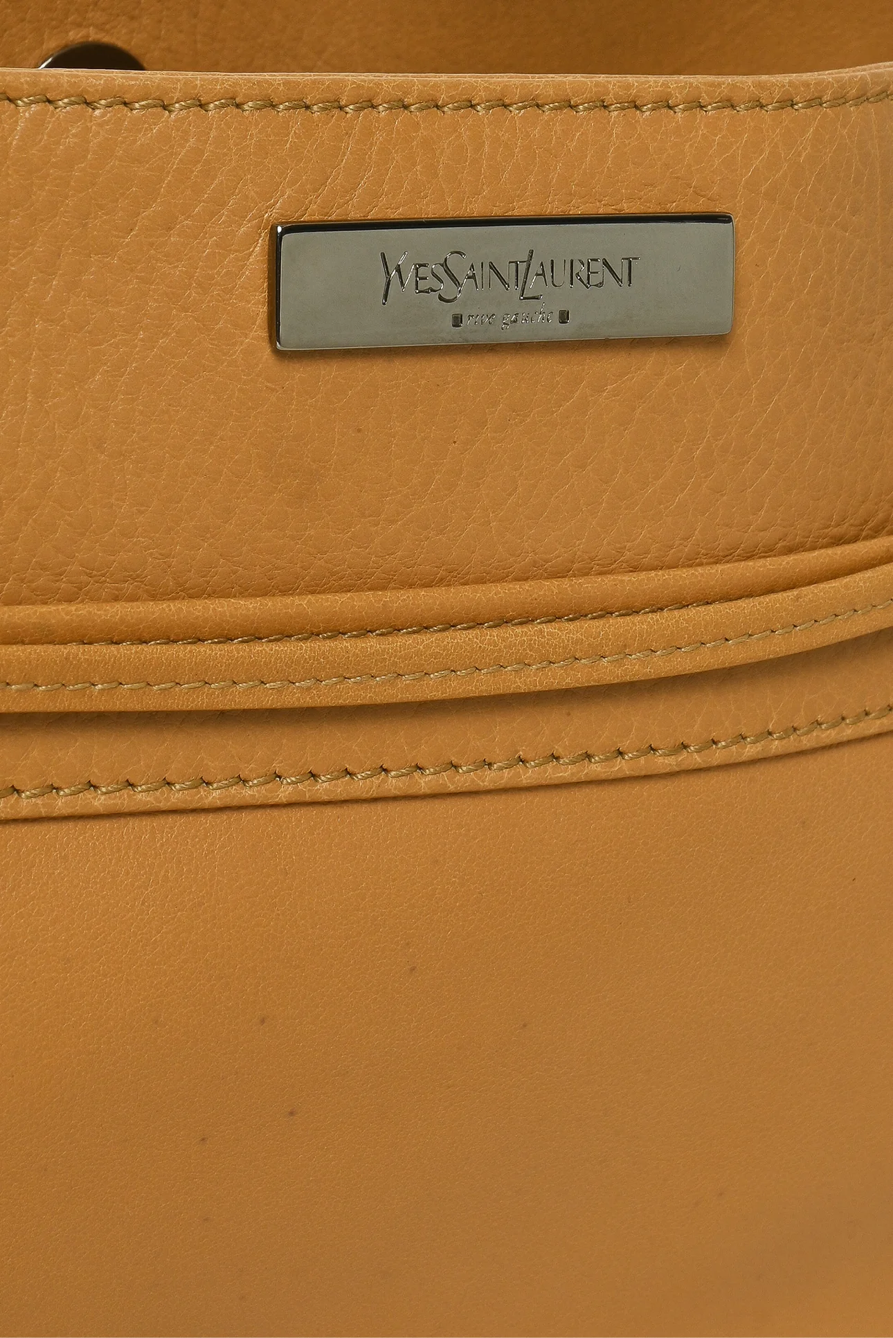 Saint Laurent Leather Handbag - Image 5