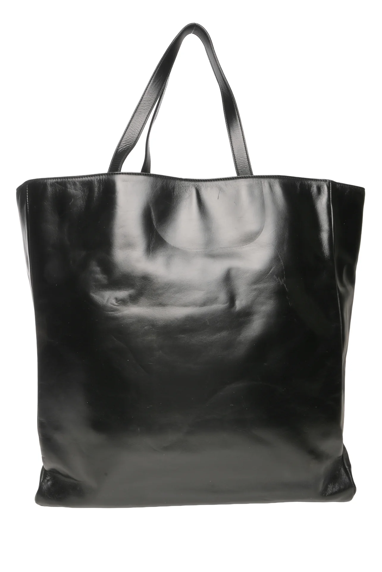 Saint Laurent Leather Shopping Tote - Image 5