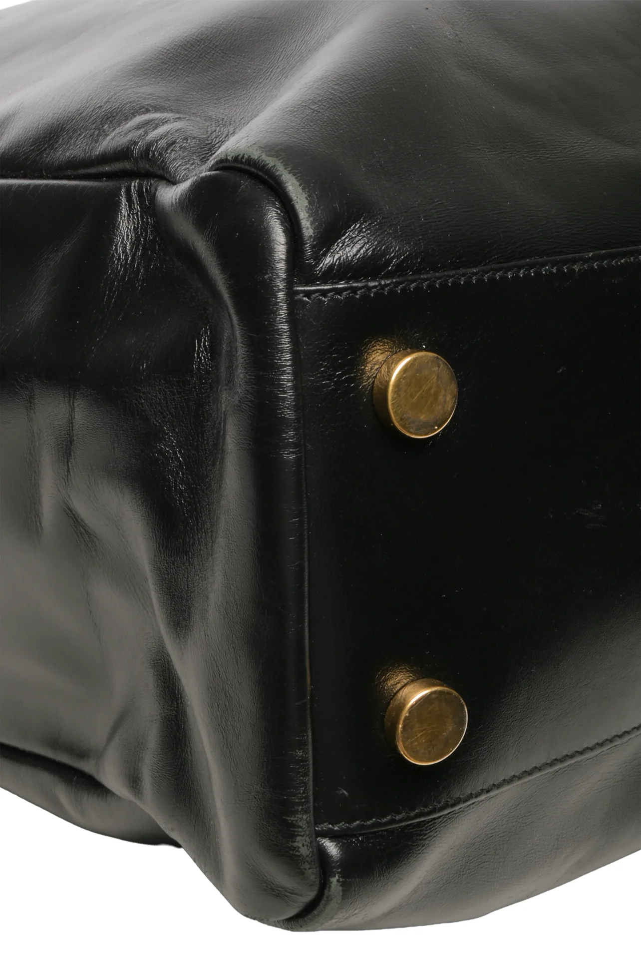Saint Laurent Leather Shopping Tote - Image 7