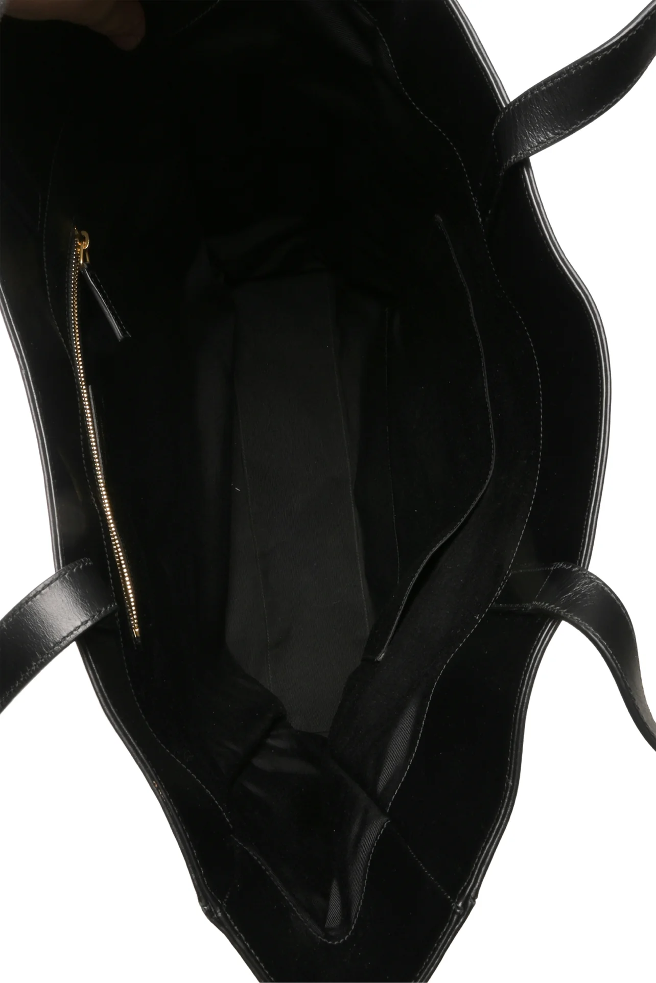 Saint Laurent Leather Shopping Tote - Image 9