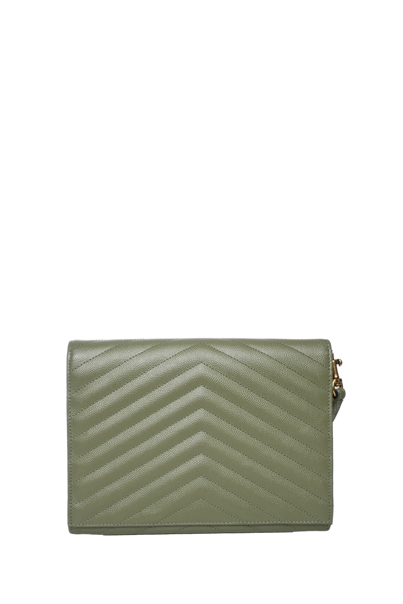 Saint Laurent Quilted Cassandre Matelasse Clutch Wristlet - Image 2