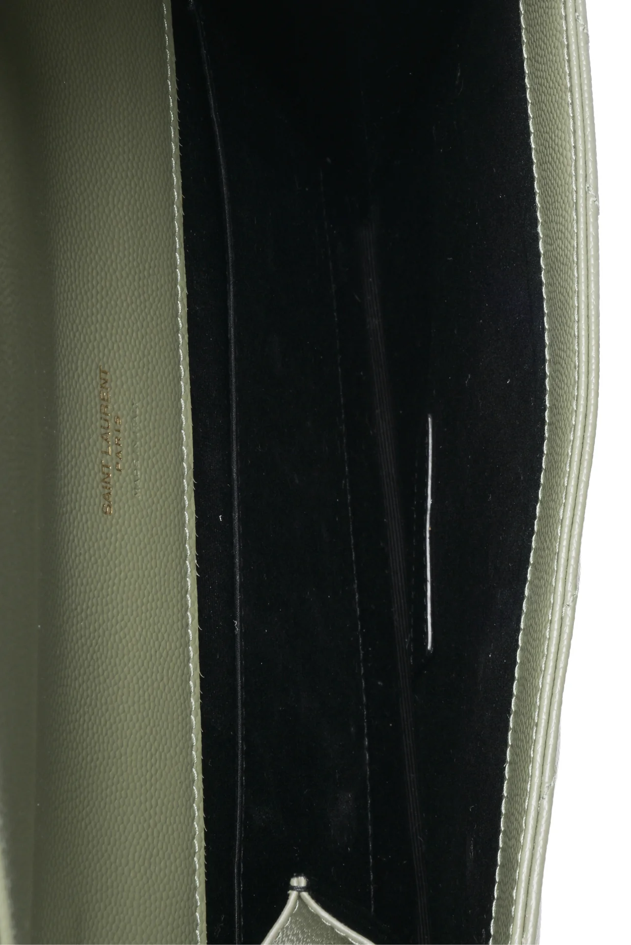 Saint Laurent Quilted Cassandre Matelasse Clutch Wristlet - Image 4
