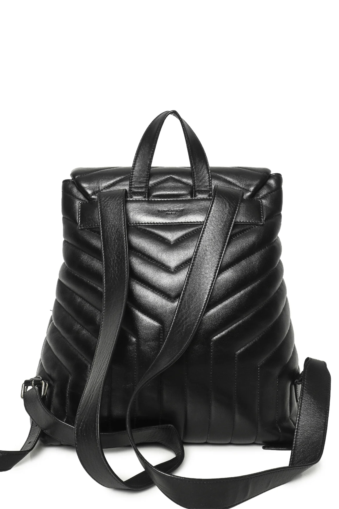 Saint Laurent Quilted Leather Backpack - Image 3