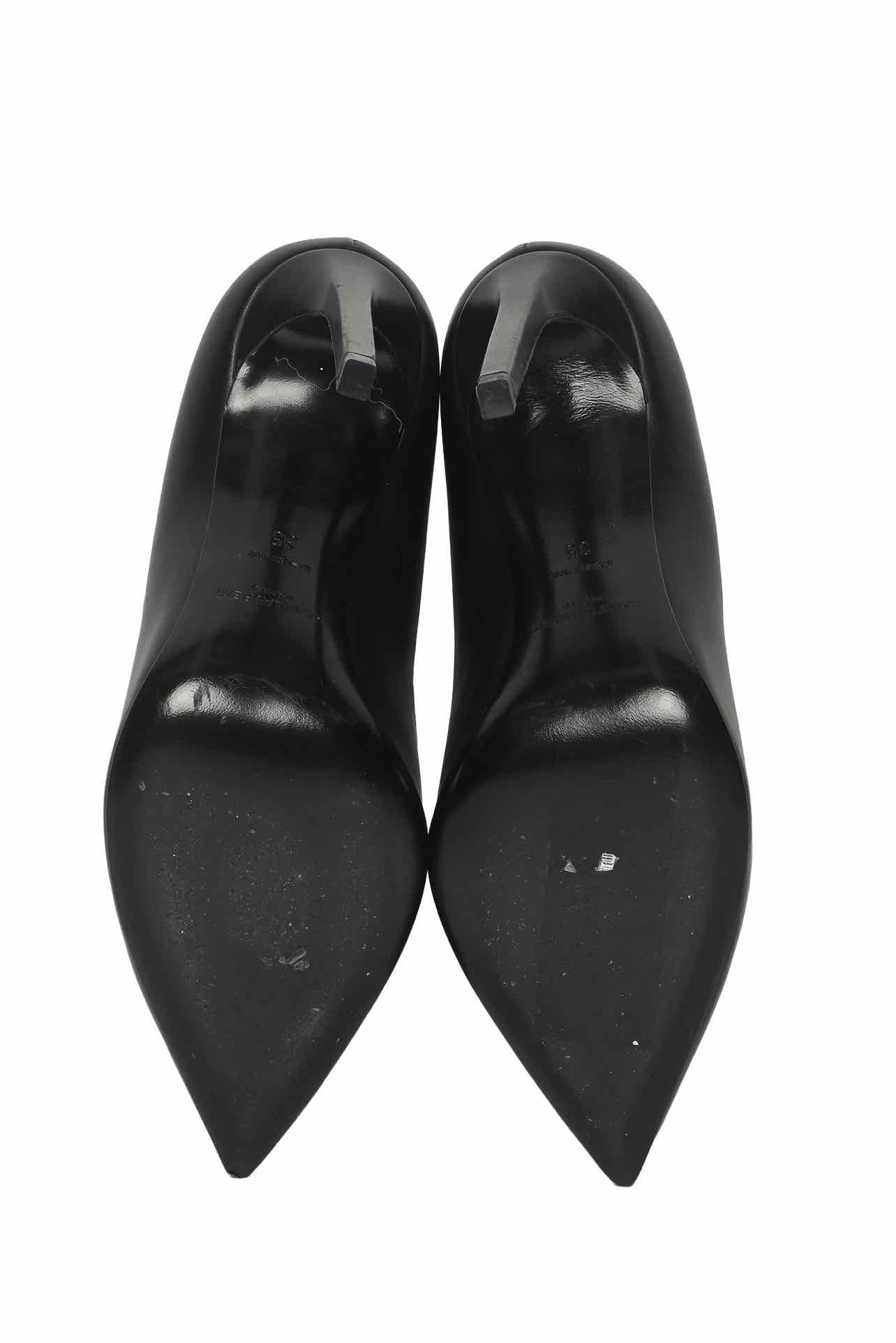 Saint Laurent Size 35 Leather Paris Pumps - Image 5